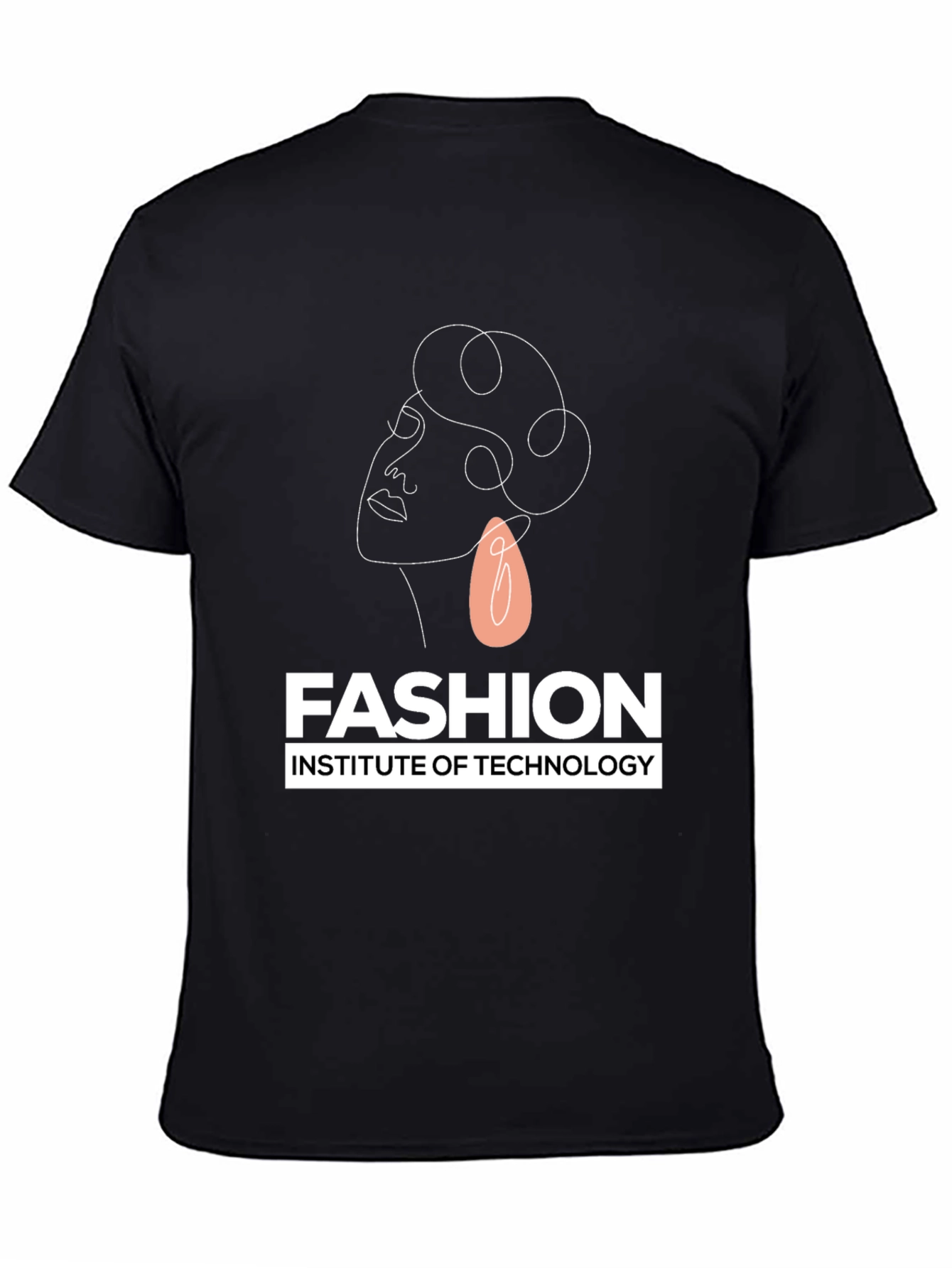 Fashion Institute of Technology Black Graphic T-Shirt
