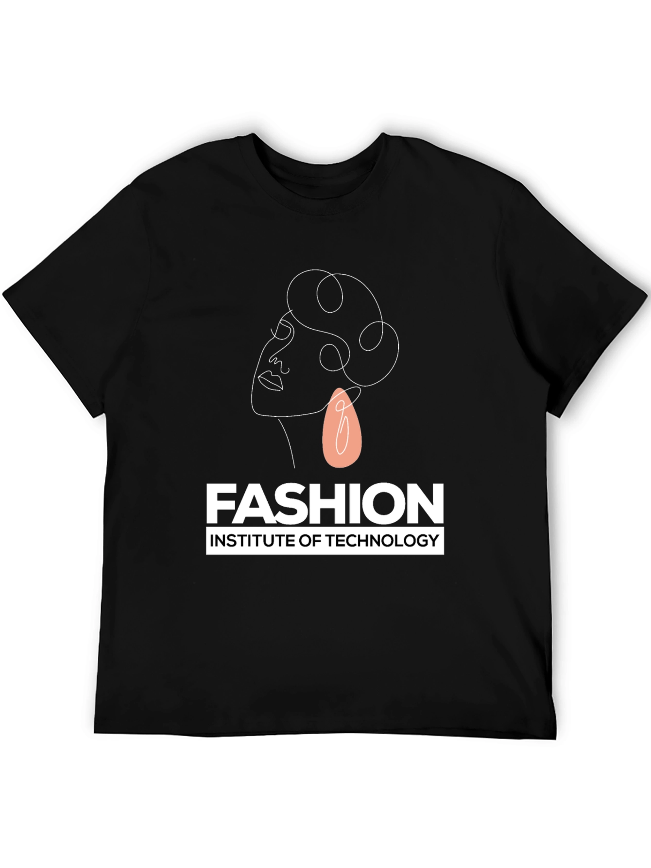 Fashion Institute of Technology Black Graphic T-Shirt