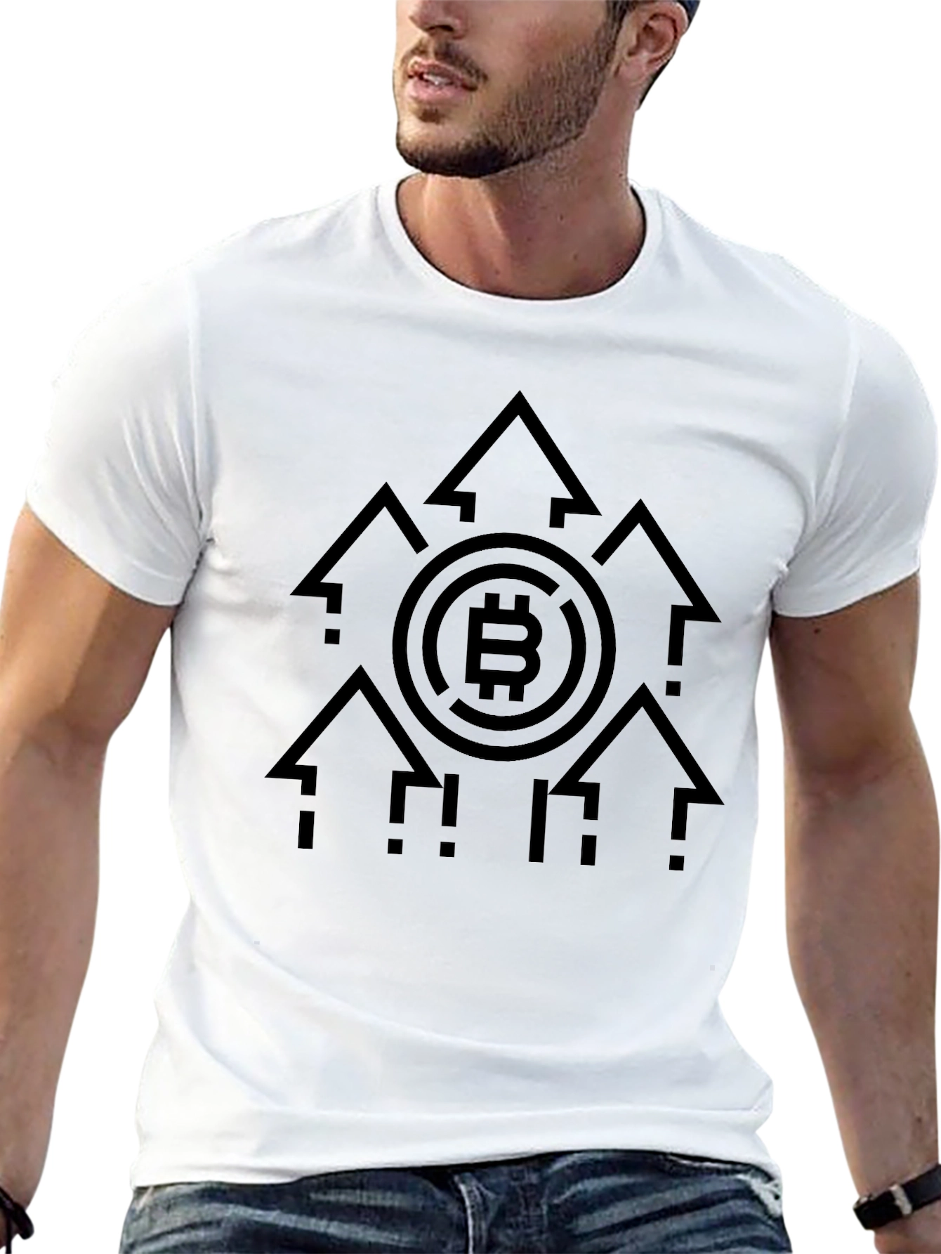 Bitcoin Crypto Black T-Shirt