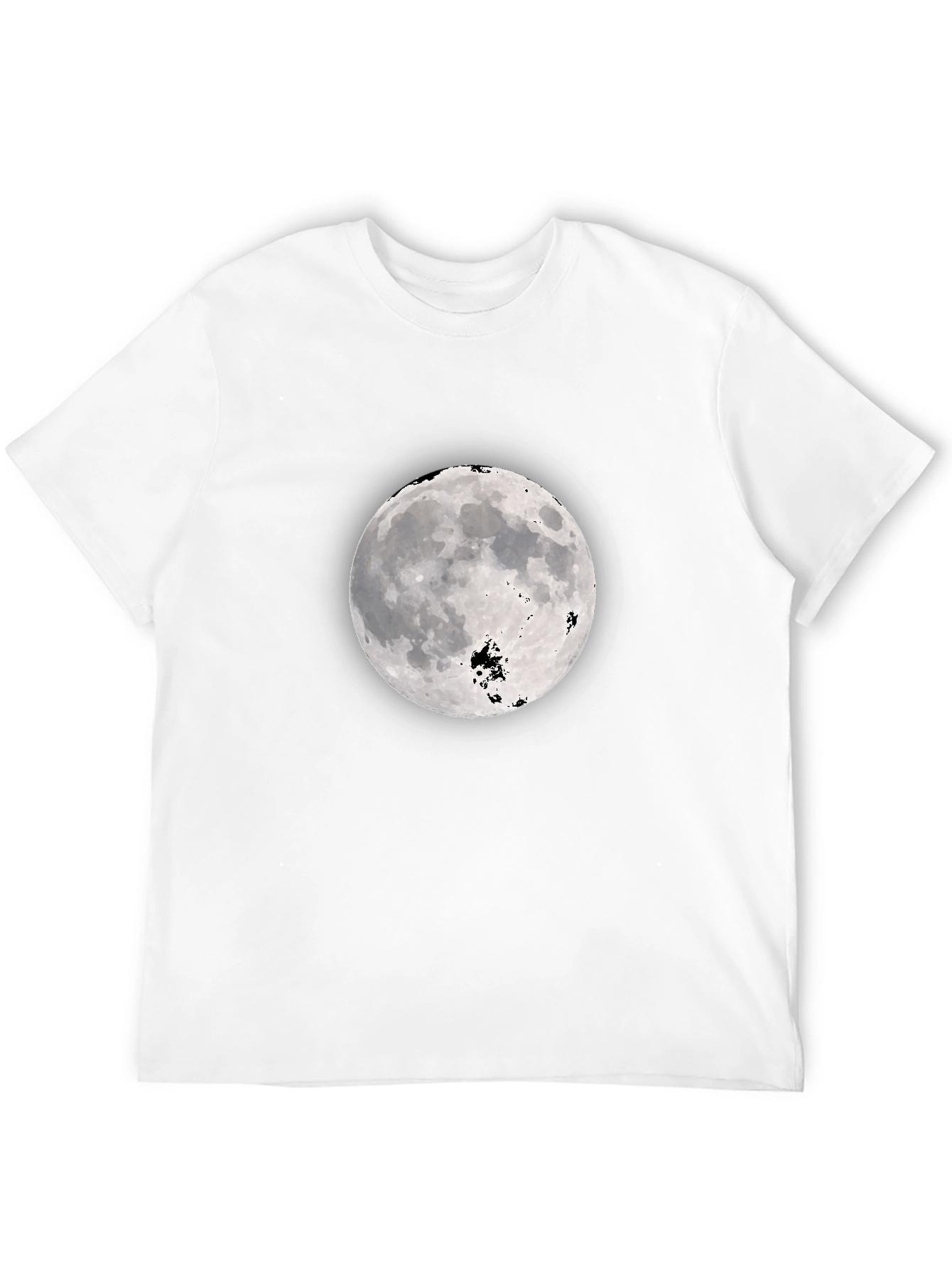 Moon Graphic Black T-Shirt - Celestial Style