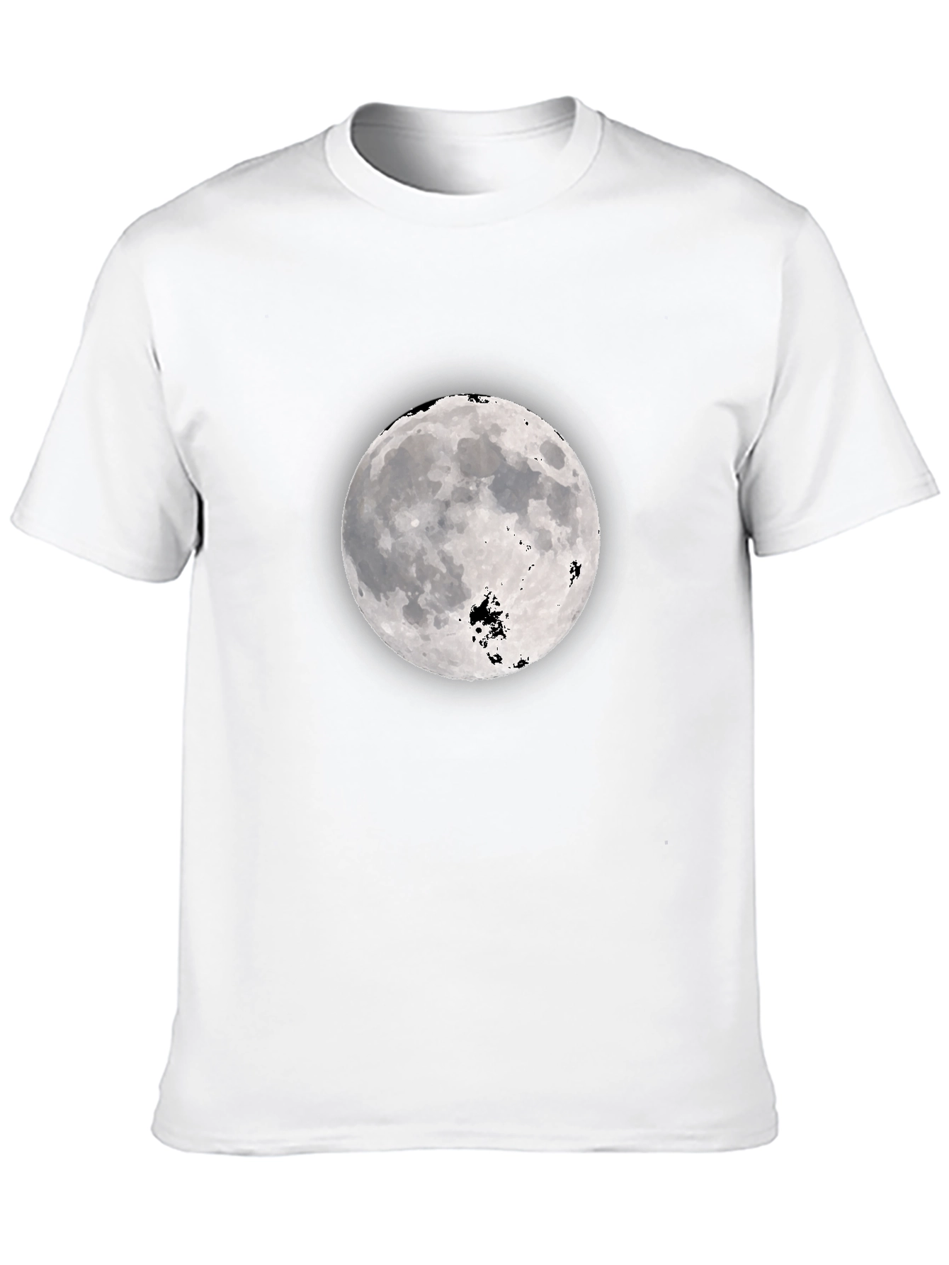 Moon Graphic Black T-Shirt - Celestial Style