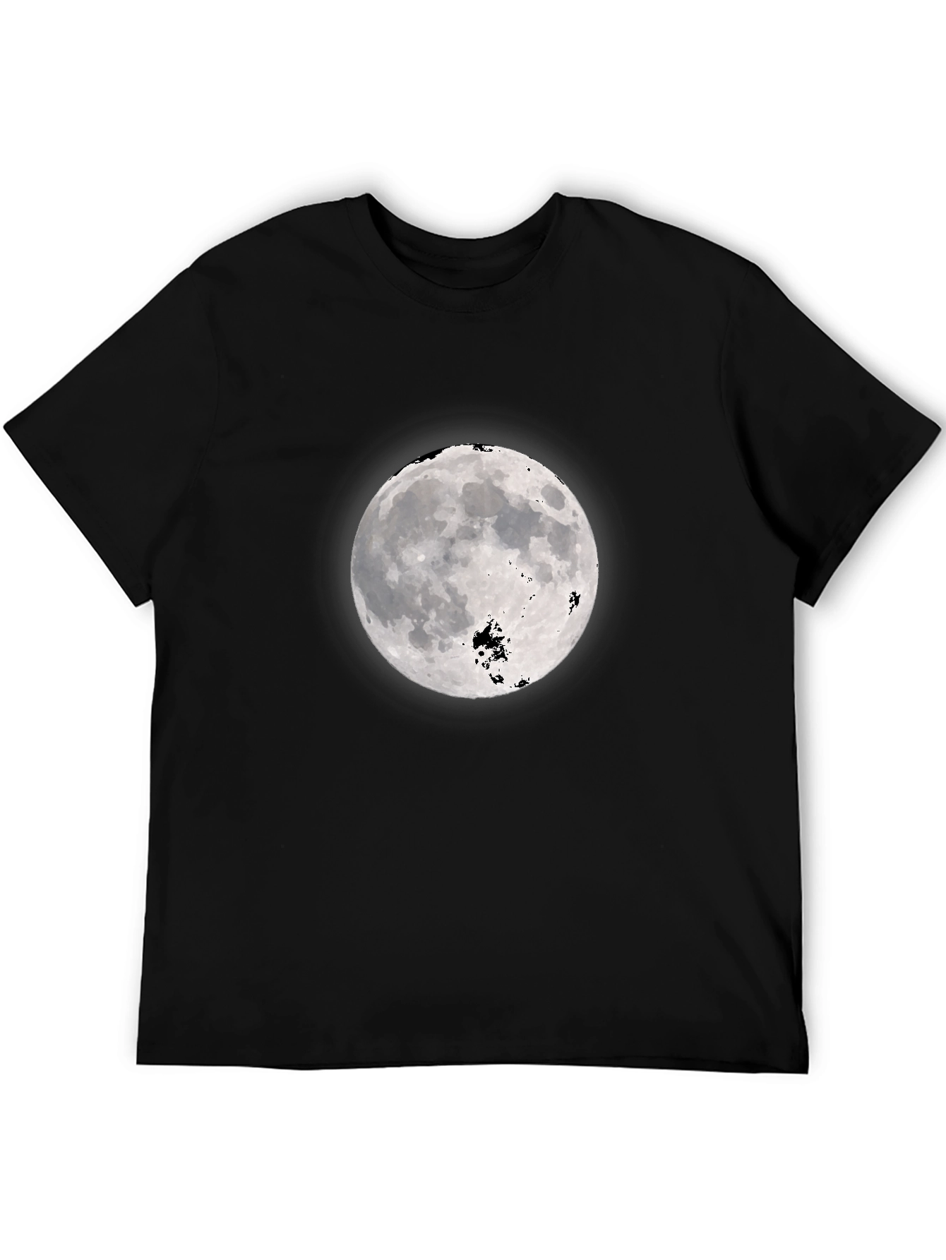 Moon Graphic Black T-Shirt - Celestial Style