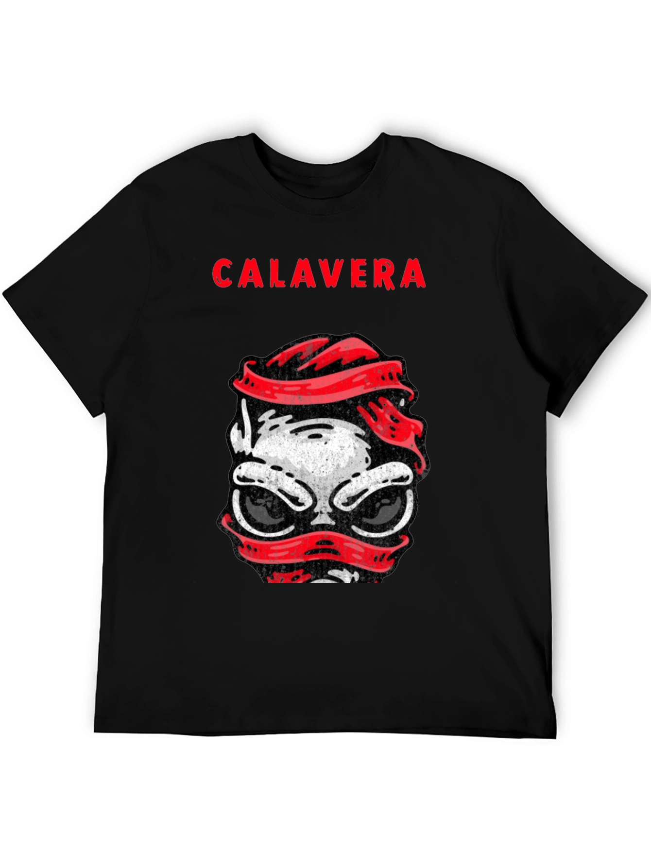 Calavera Graphic Tee - Skull Headband T-Shirt