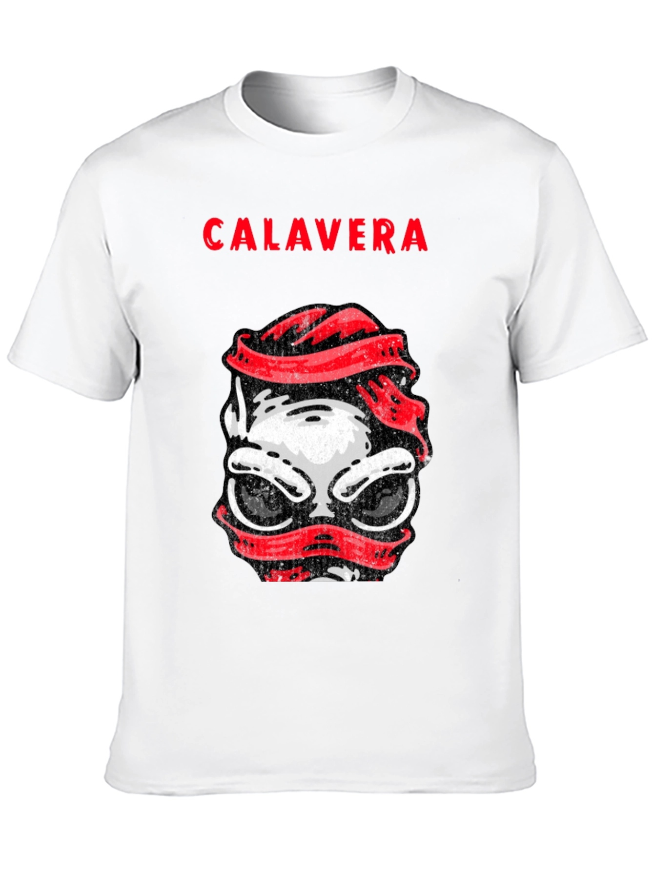 Calavera Graphic Tee - Skull Headband T-Shirt
