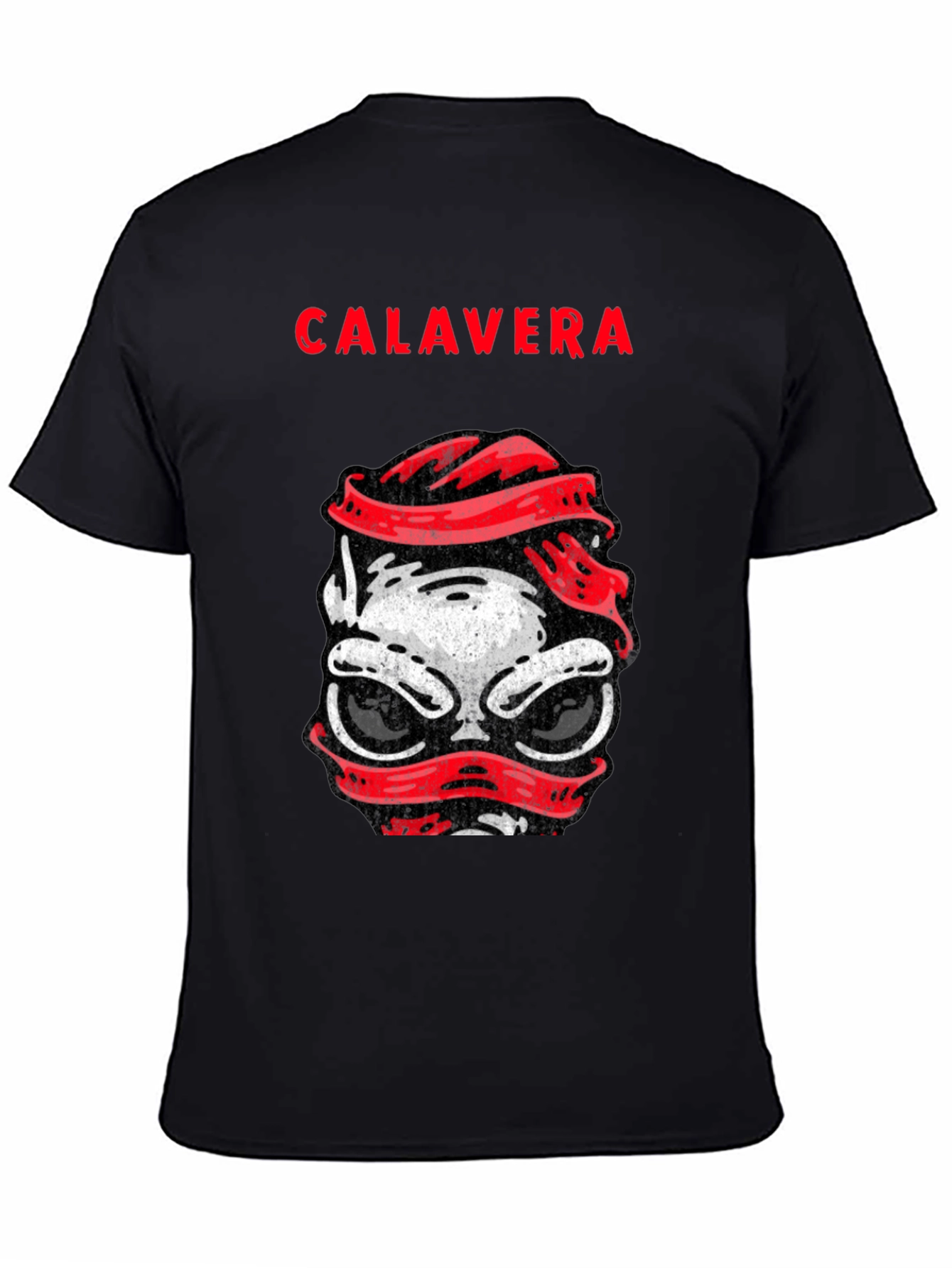 Calavera Graphic Tee - Skull Headband T-Shirt