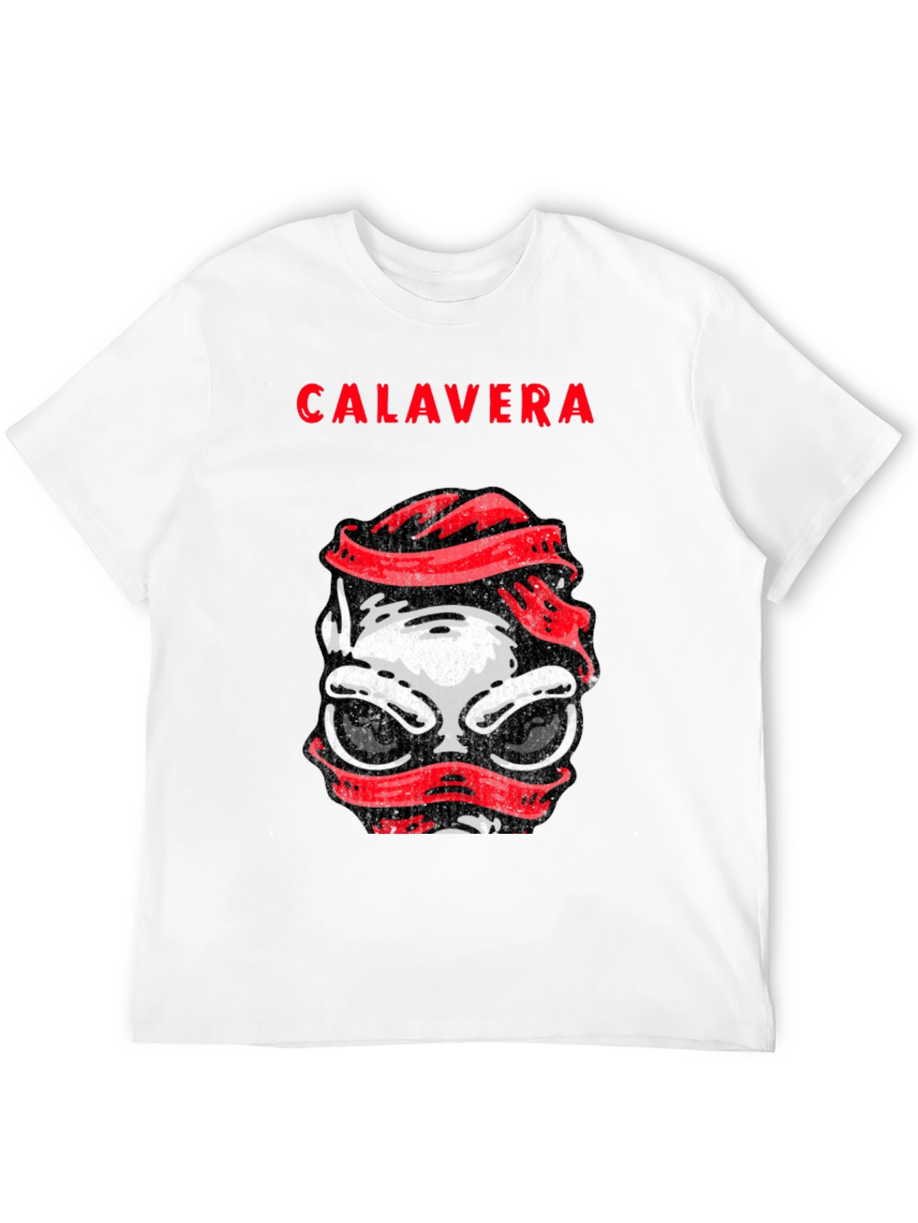 Calavera Graphic Tee - Skull Headband T-Shirt