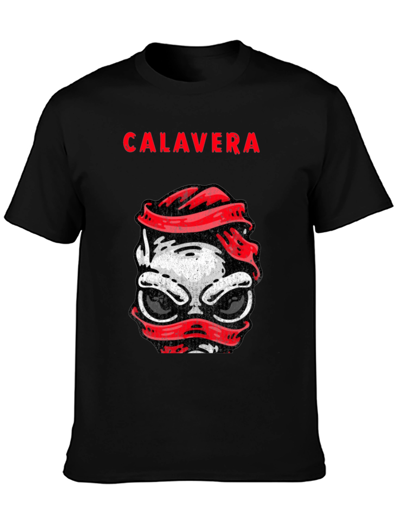 Calavera Graphic Tee - Skull Headband T-Shirt