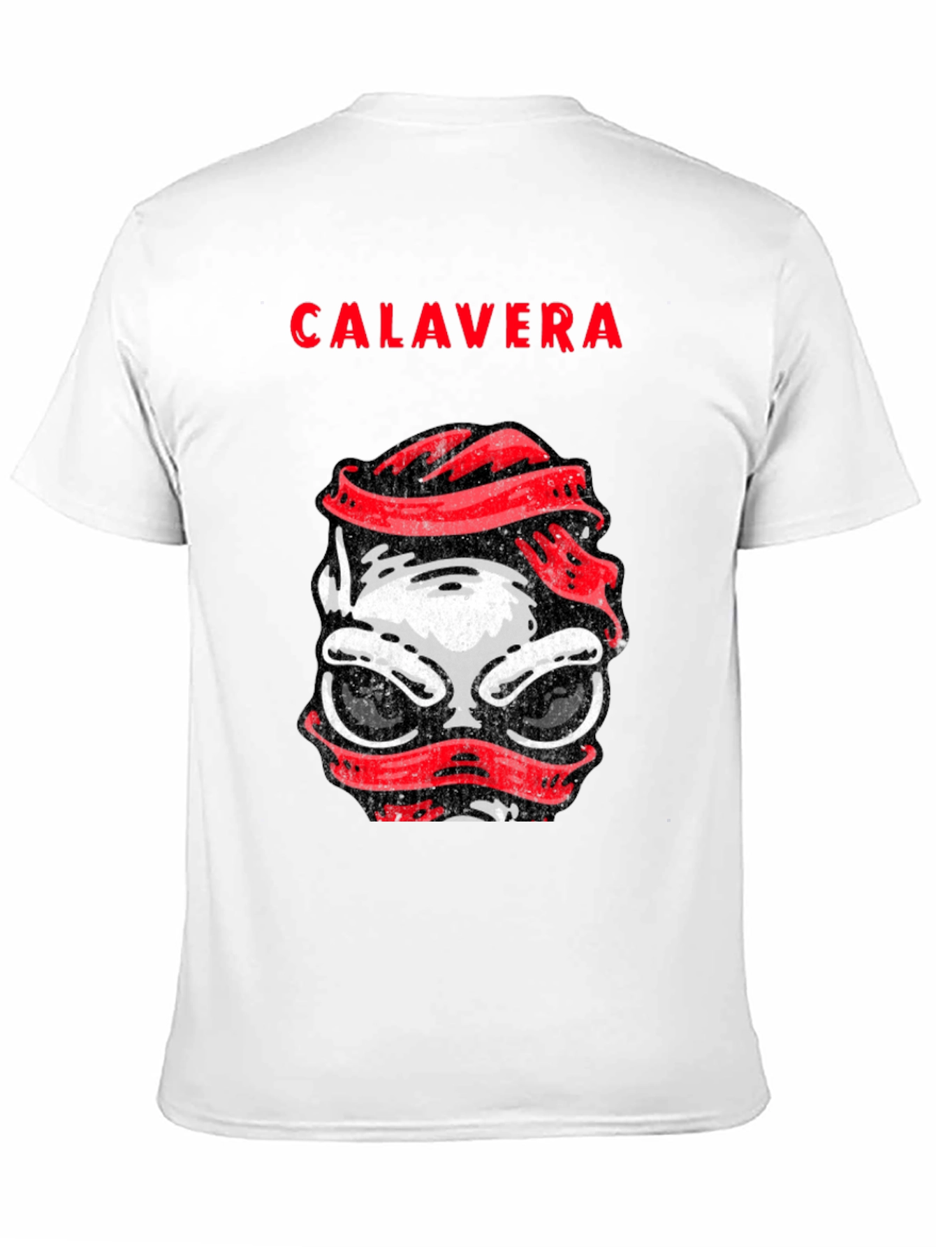 Calavera Graphic Tee - Skull Headband T-Shirt