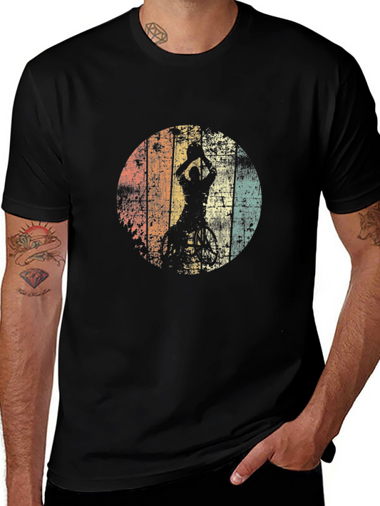 Wheelchair Basketball Vintage Graphic Tee