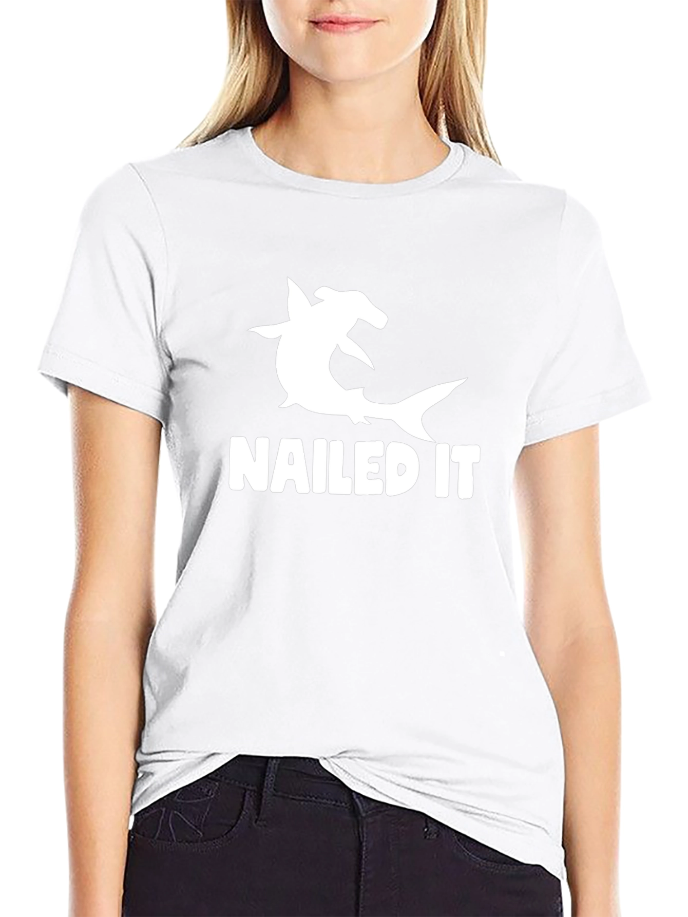 Nailed It Hammerhead Shark Graphic Tee