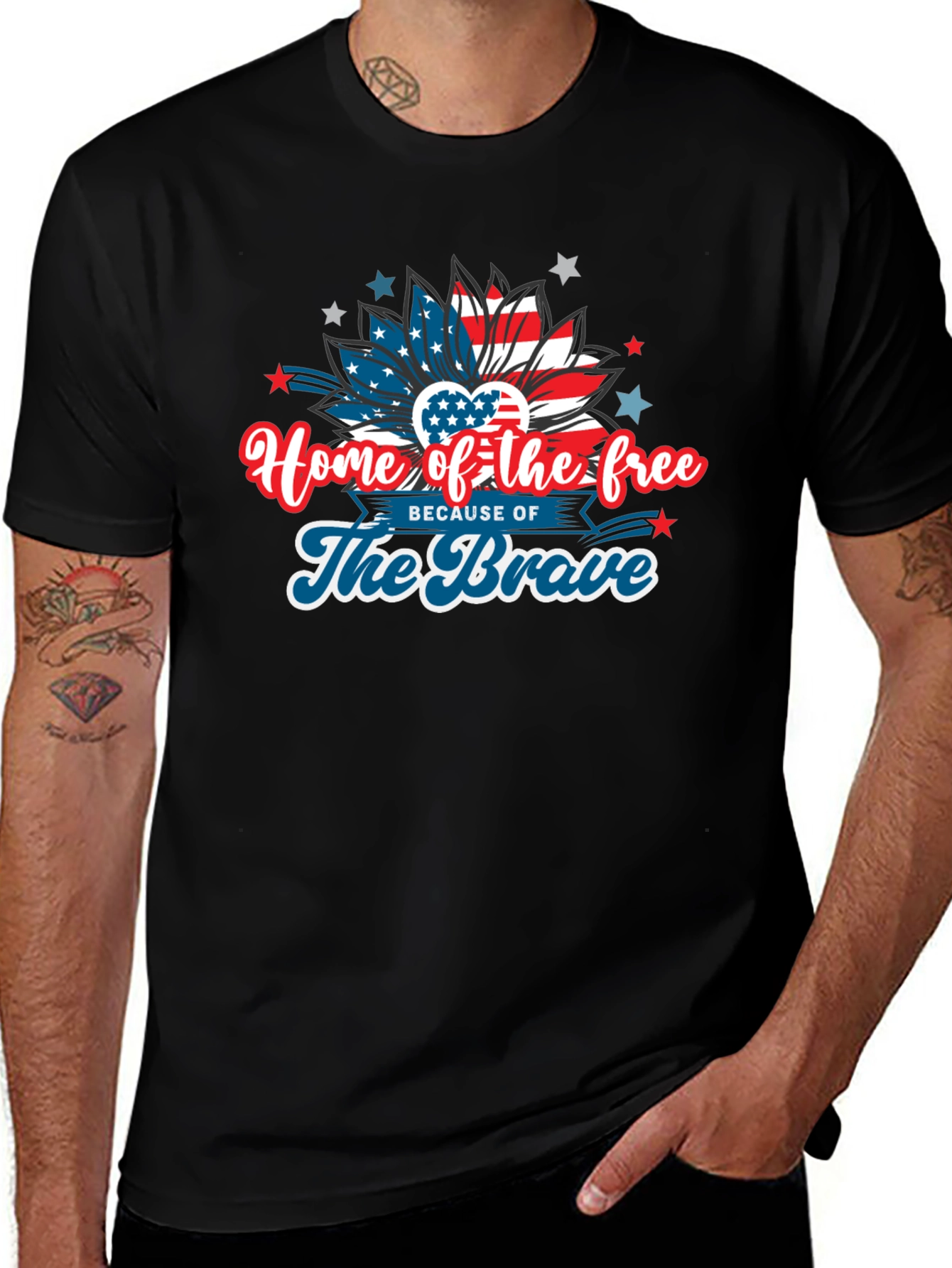 Patriotic Home of the Free T-Shirt