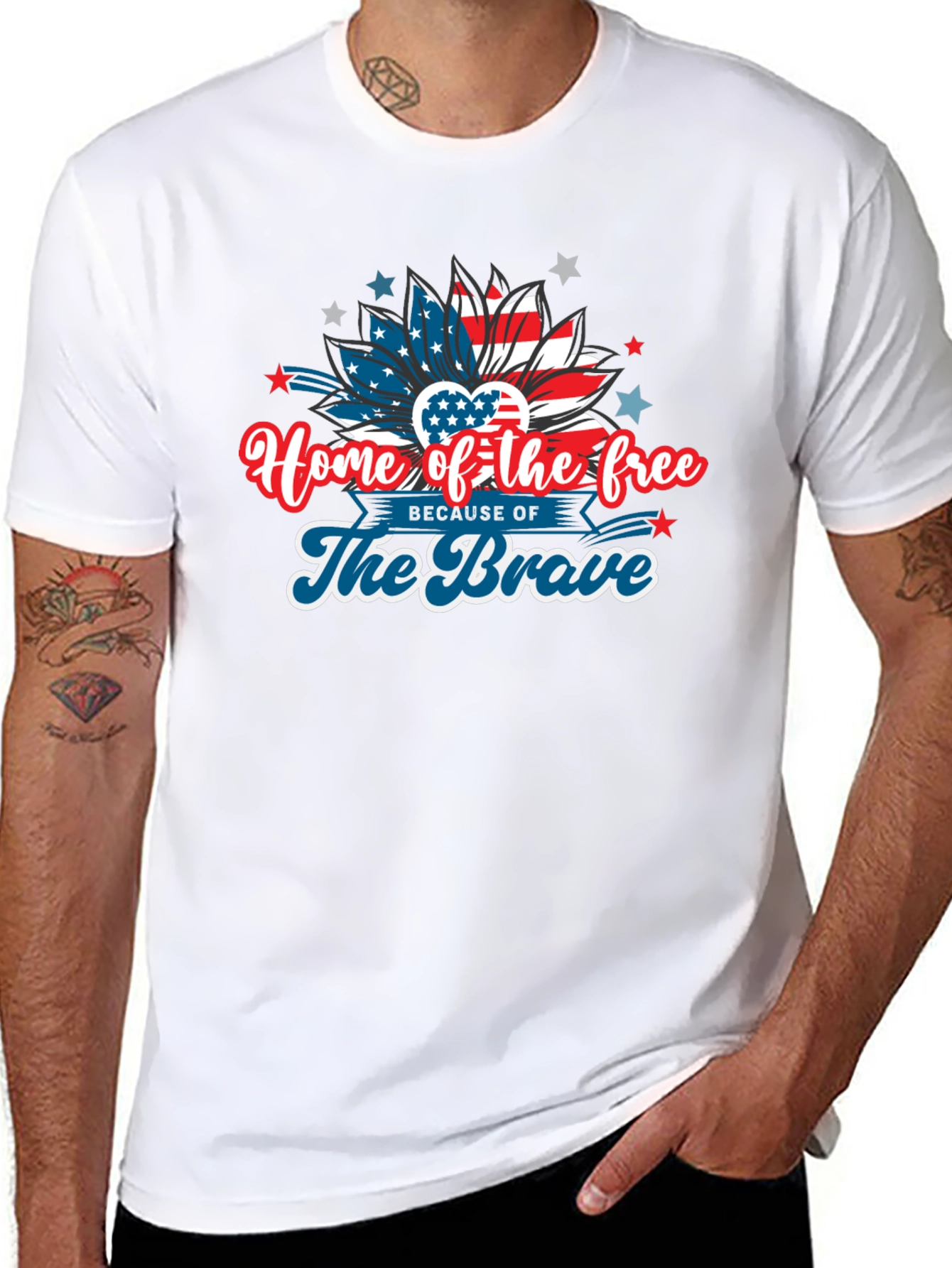 Patriotic Home of the Free T-Shirt