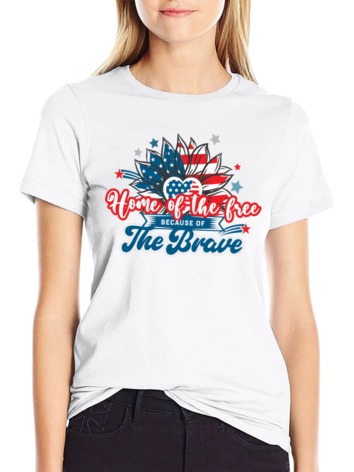 Patriotic Home of the Free T-Shirt