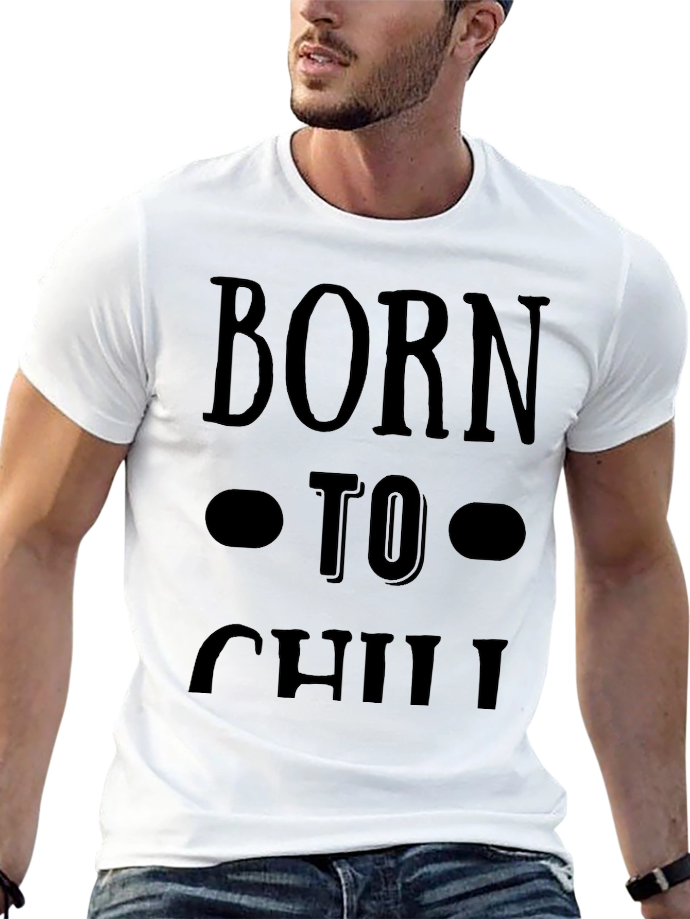 Born To Chill Graphic Tee - Relaxed Fit