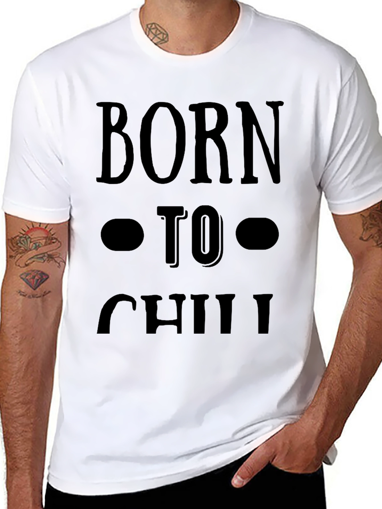 Born To Chill Graphic Tee - Relaxed Fit