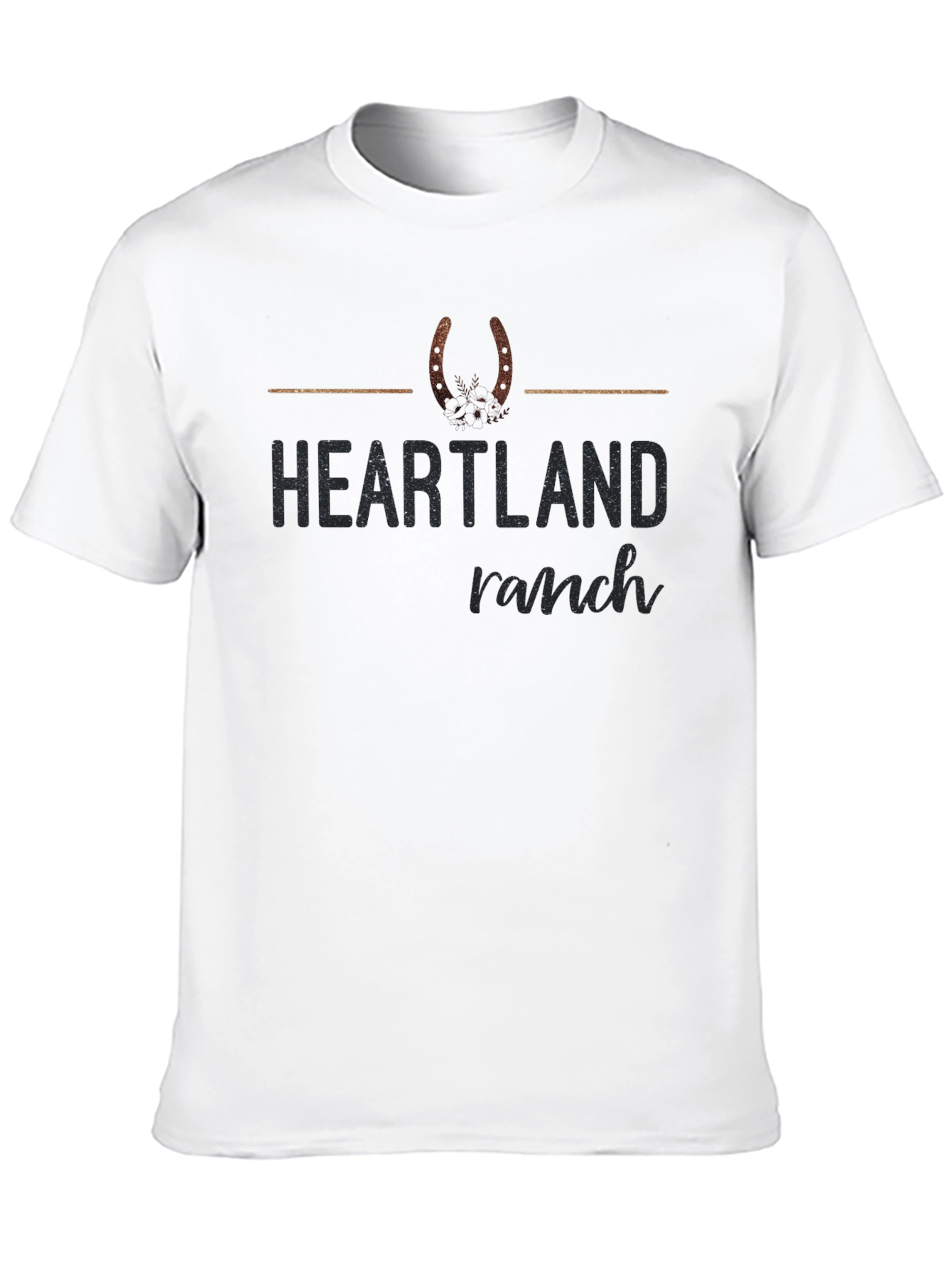 Heartland Ranch Graphic Tee - Horseshoe Design