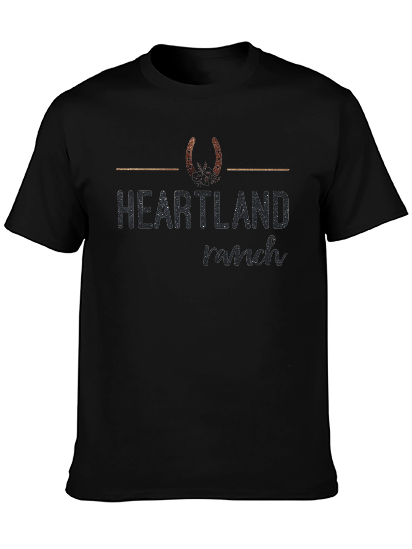 Heartland Ranch Graphic Tee - Horseshoe Design