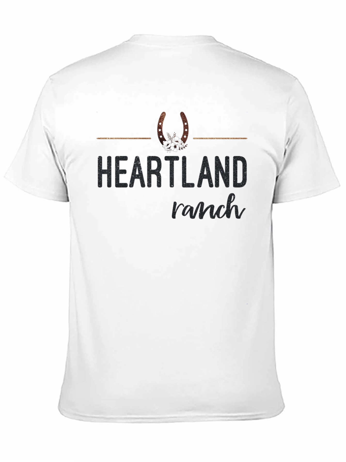 Heartland Ranch Graphic Tee - Horseshoe Design