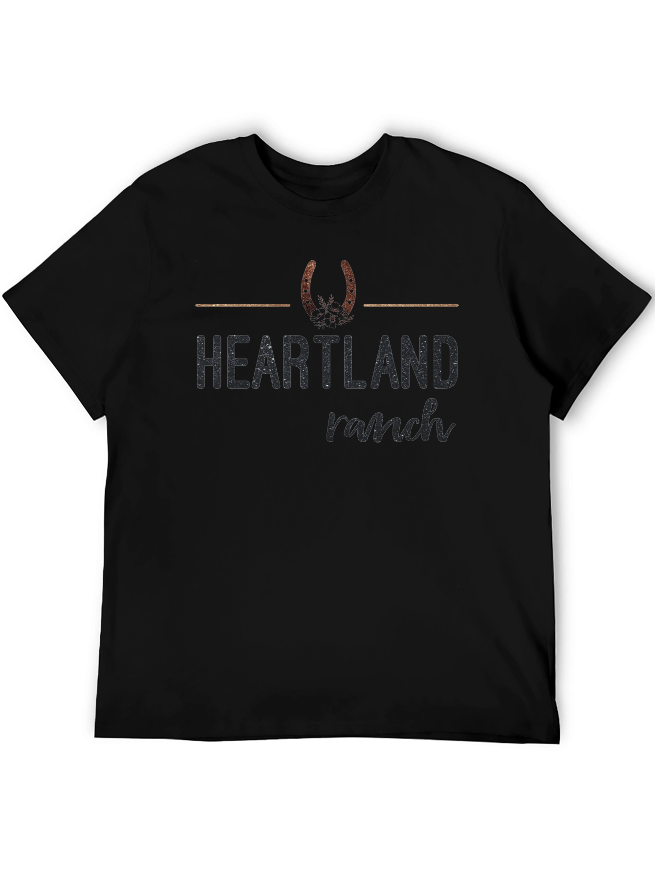 Heartland Ranch Graphic Tee - Horseshoe Design