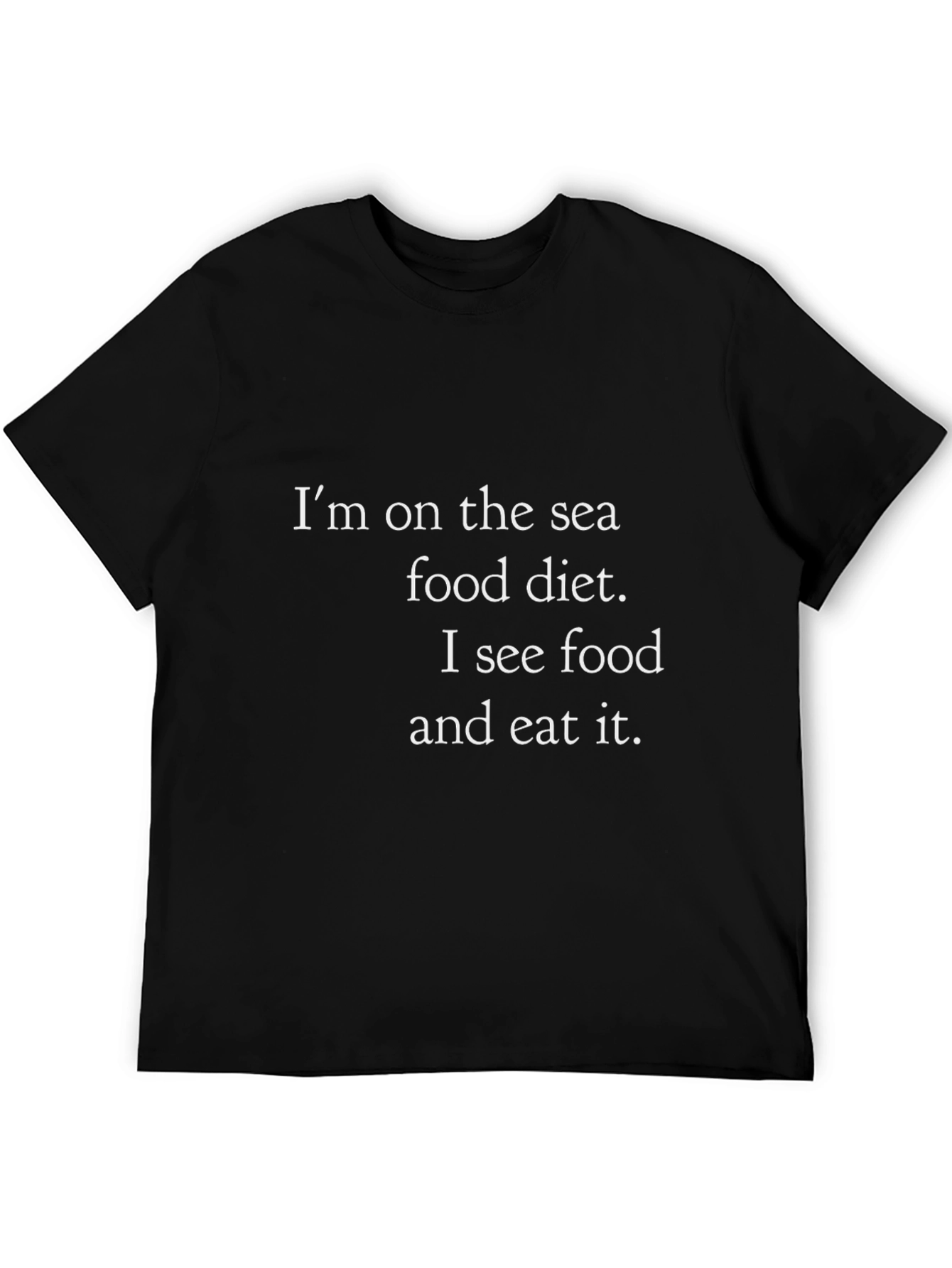 Humorous Sea Food Diet T-Shirt