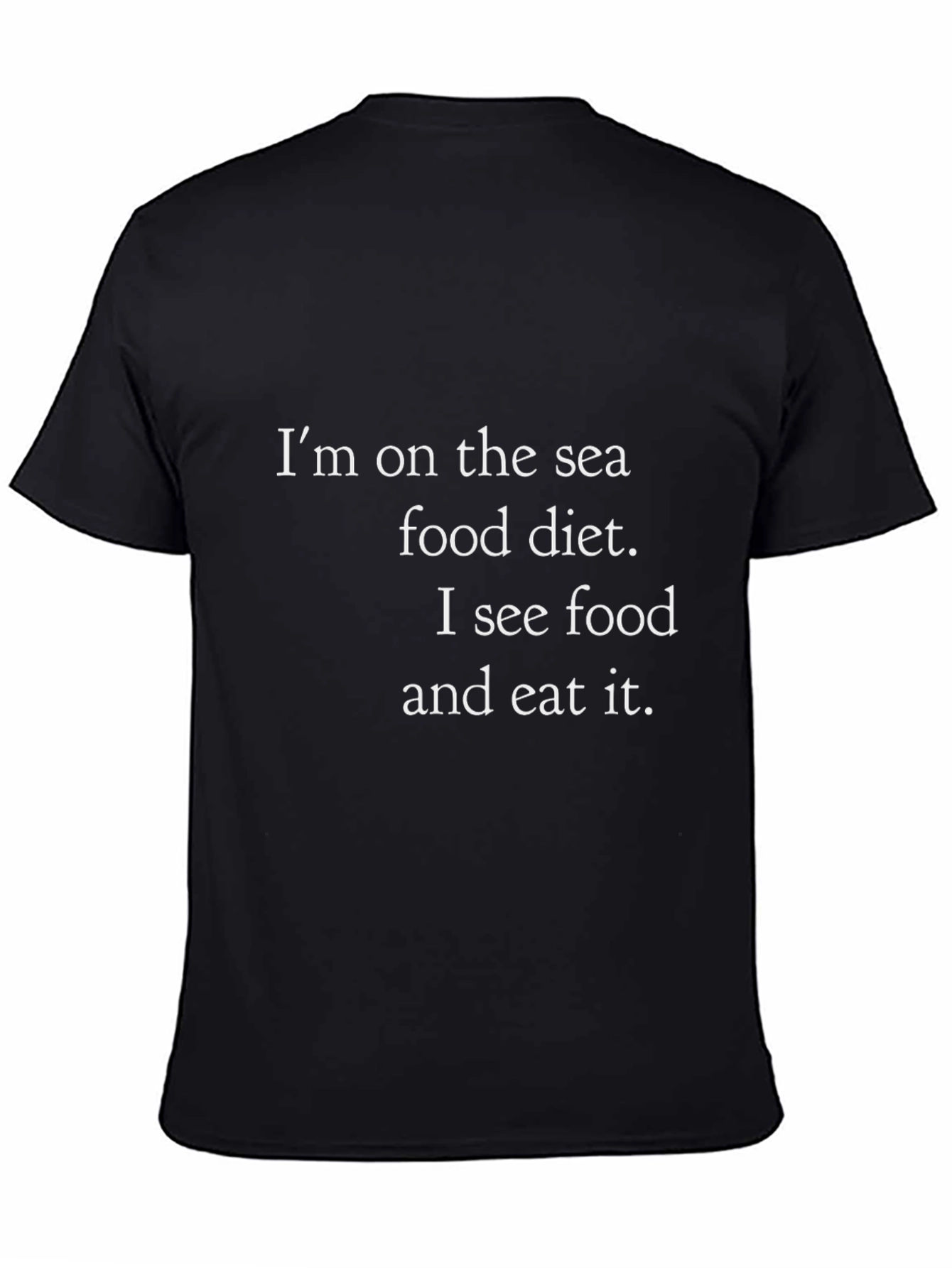 Humorous Sea Food Diet T-Shirt