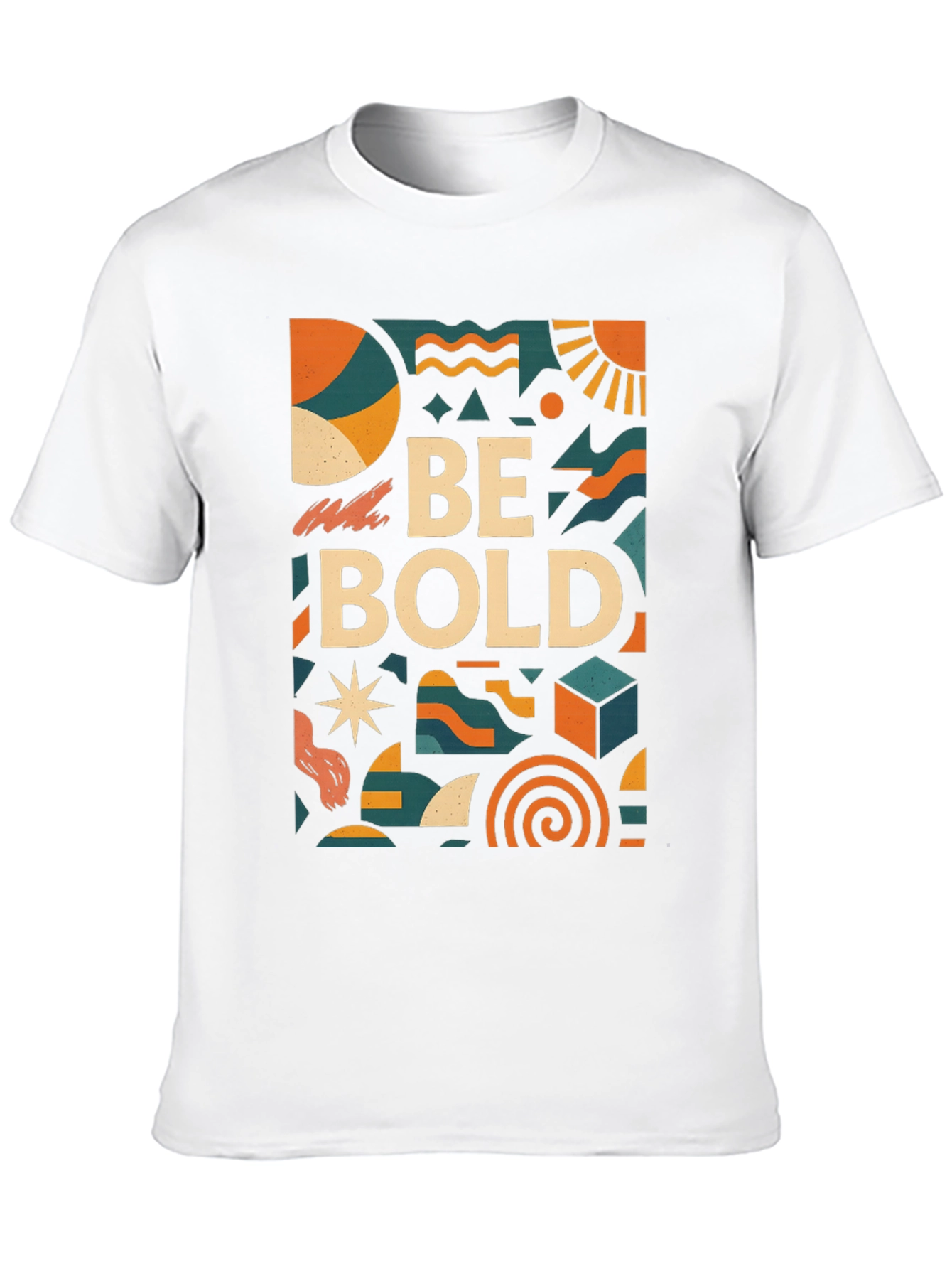 Be Bold Graphic Print Black T-Shirt