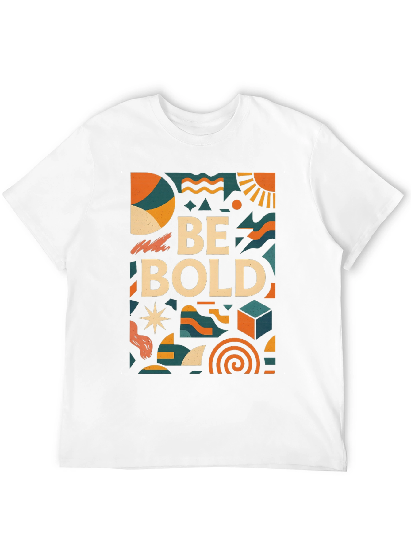Be Bold Graphic Print Black T-Shirt