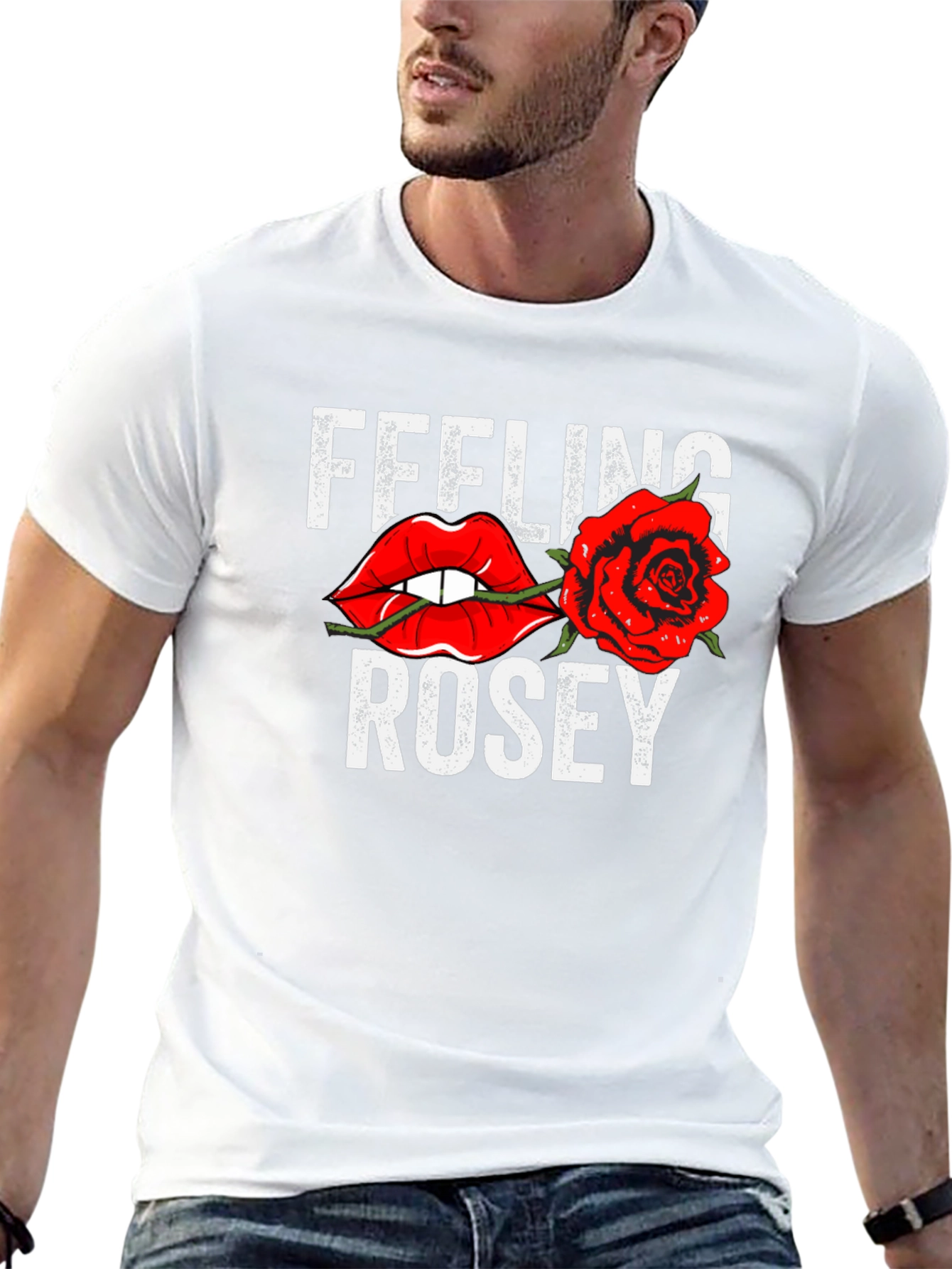 Feeling Rosey Graphic T-Shirt