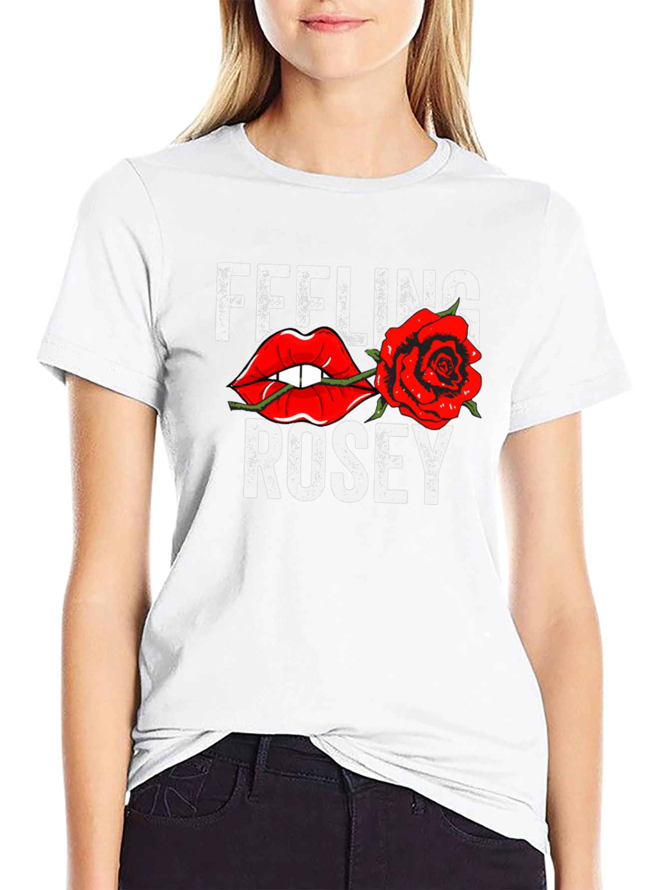 Feeling Rosey Graphic T-Shirt
