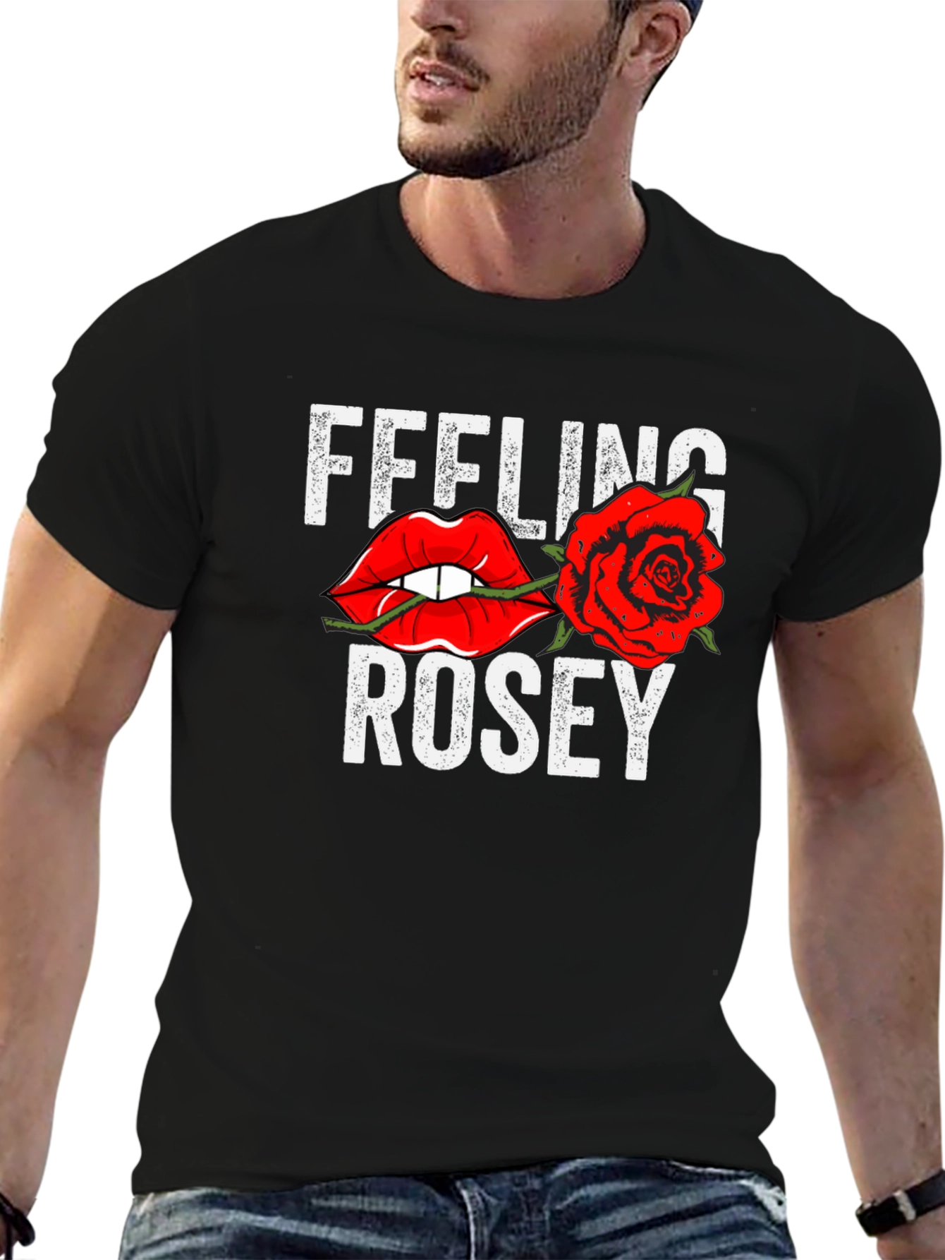 Feeling Rosey Graphic T-Shirt