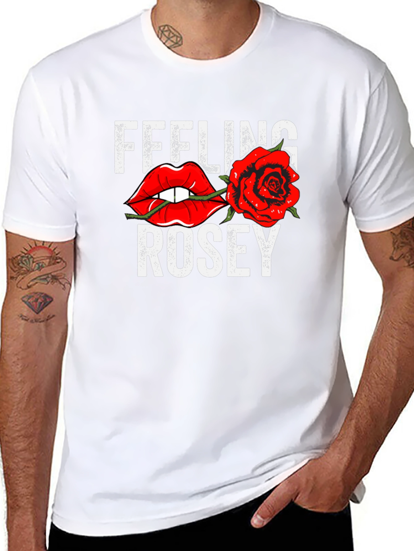 Feeling Rosey Graphic T-Shirt