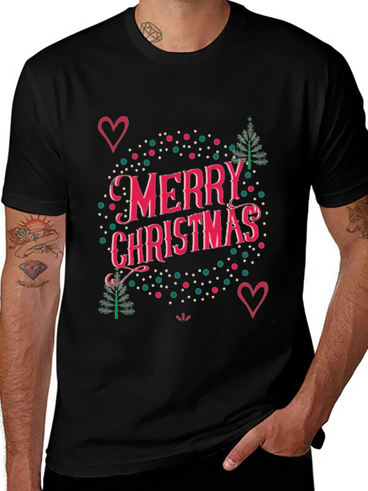 Merry Christmas Graphic Tee - Holiday Style