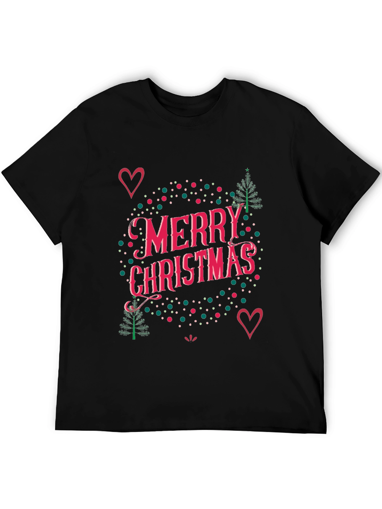 Merry Christmas Graphic Tee - Holiday Style