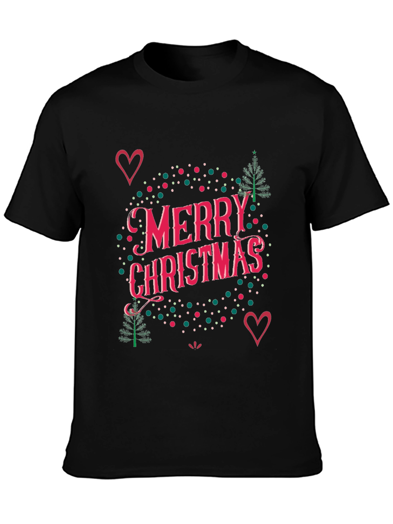 Merry Christmas Graphic Tee - Holiday Style
