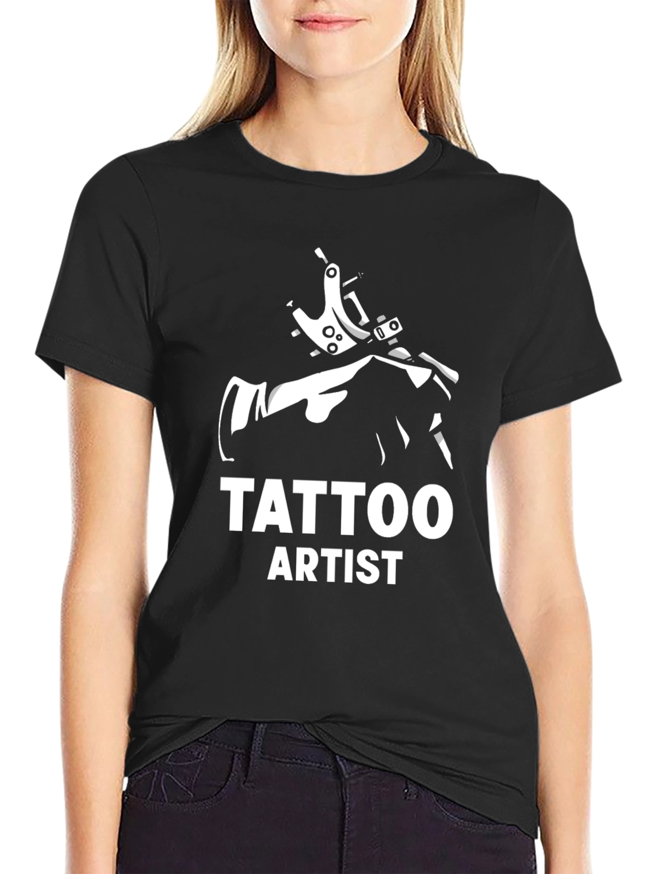 Tattoo Artist Graphic Tee - Black