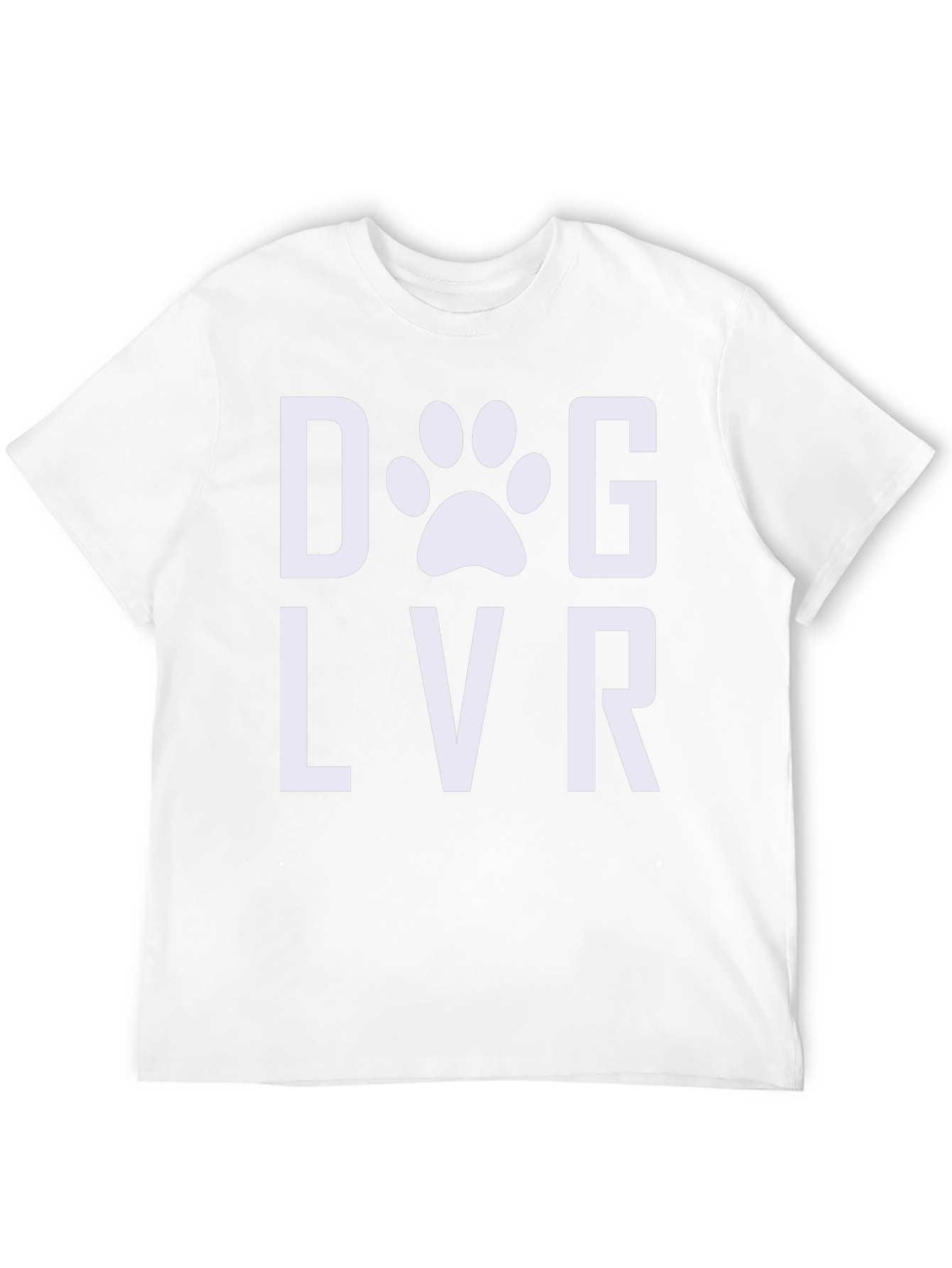 Dog Lover Tee - Paw Print Graphic T-Shirt