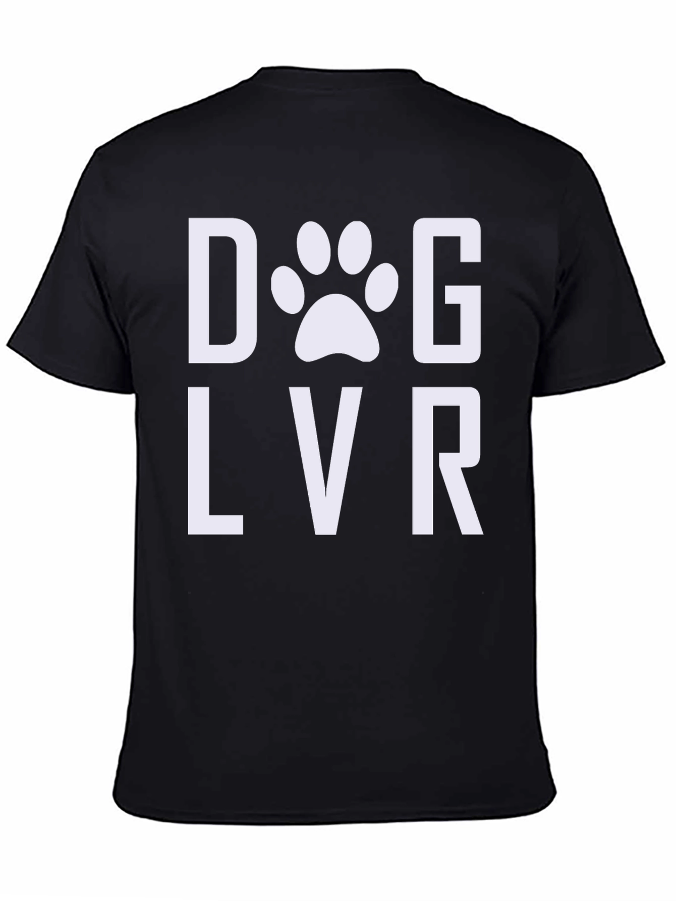 Dog Lover Tee - Paw Print Graphic T-Shirt