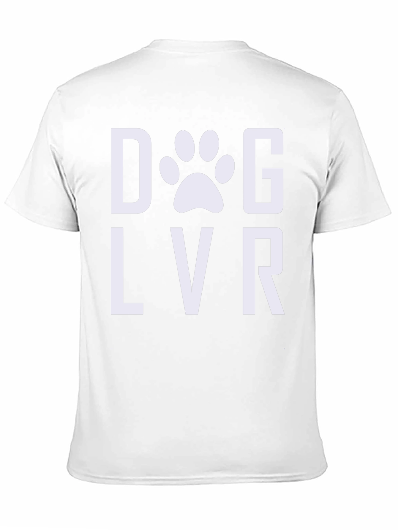 Dog Lover Tee - Paw Print Graphic T-Shirt