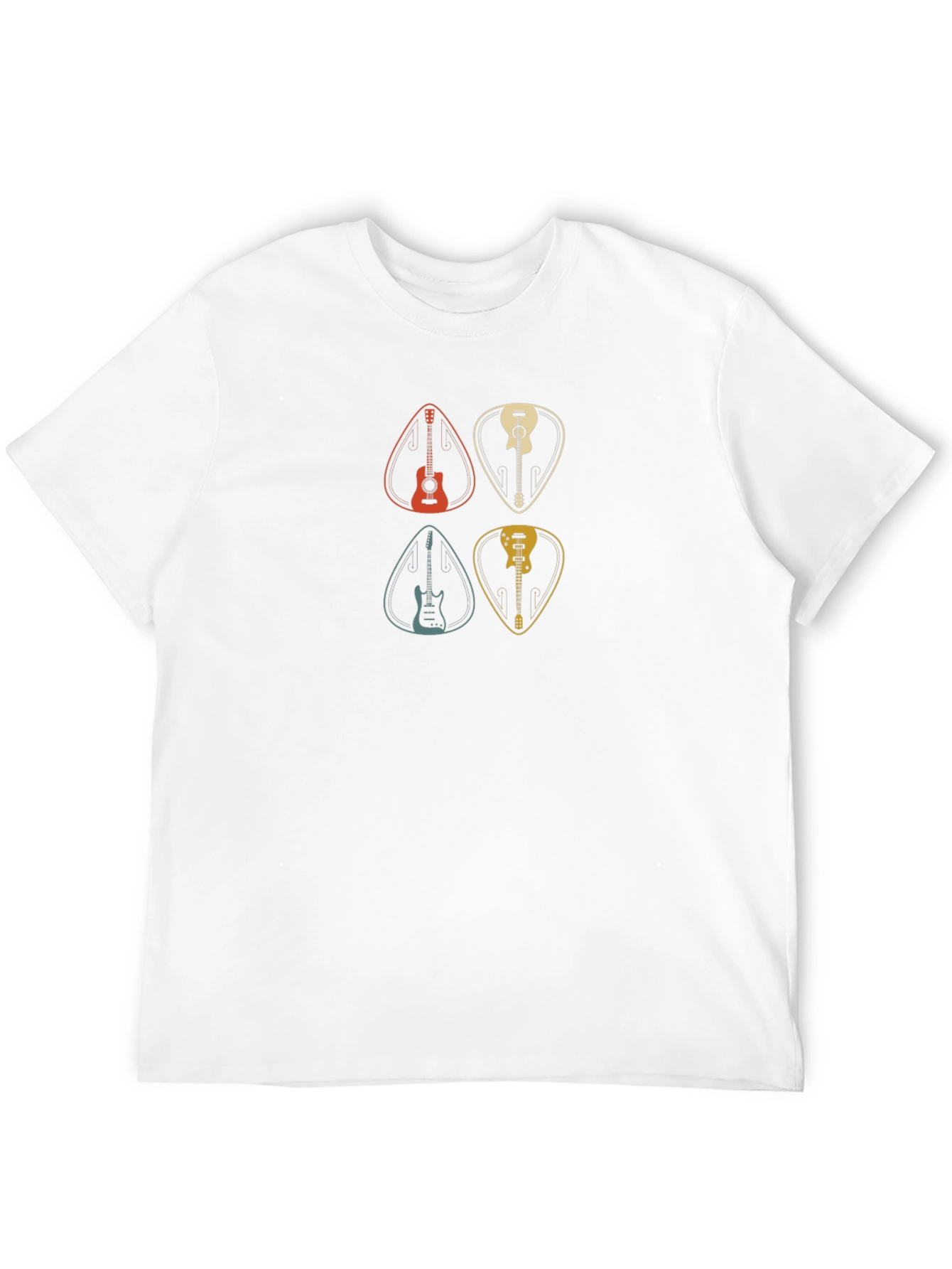 Guitar Pick Graphic Tee - Musicians Essential