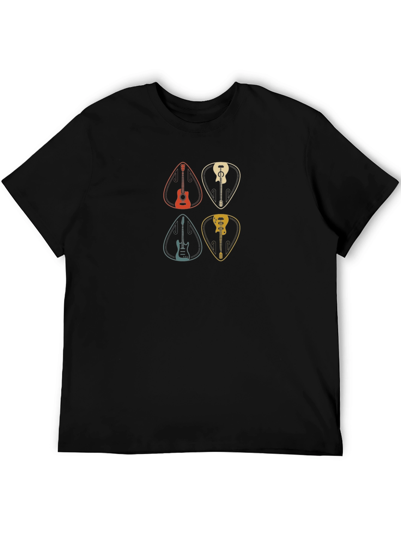 Guitar Pick Graphic Tee - Musicians Essential