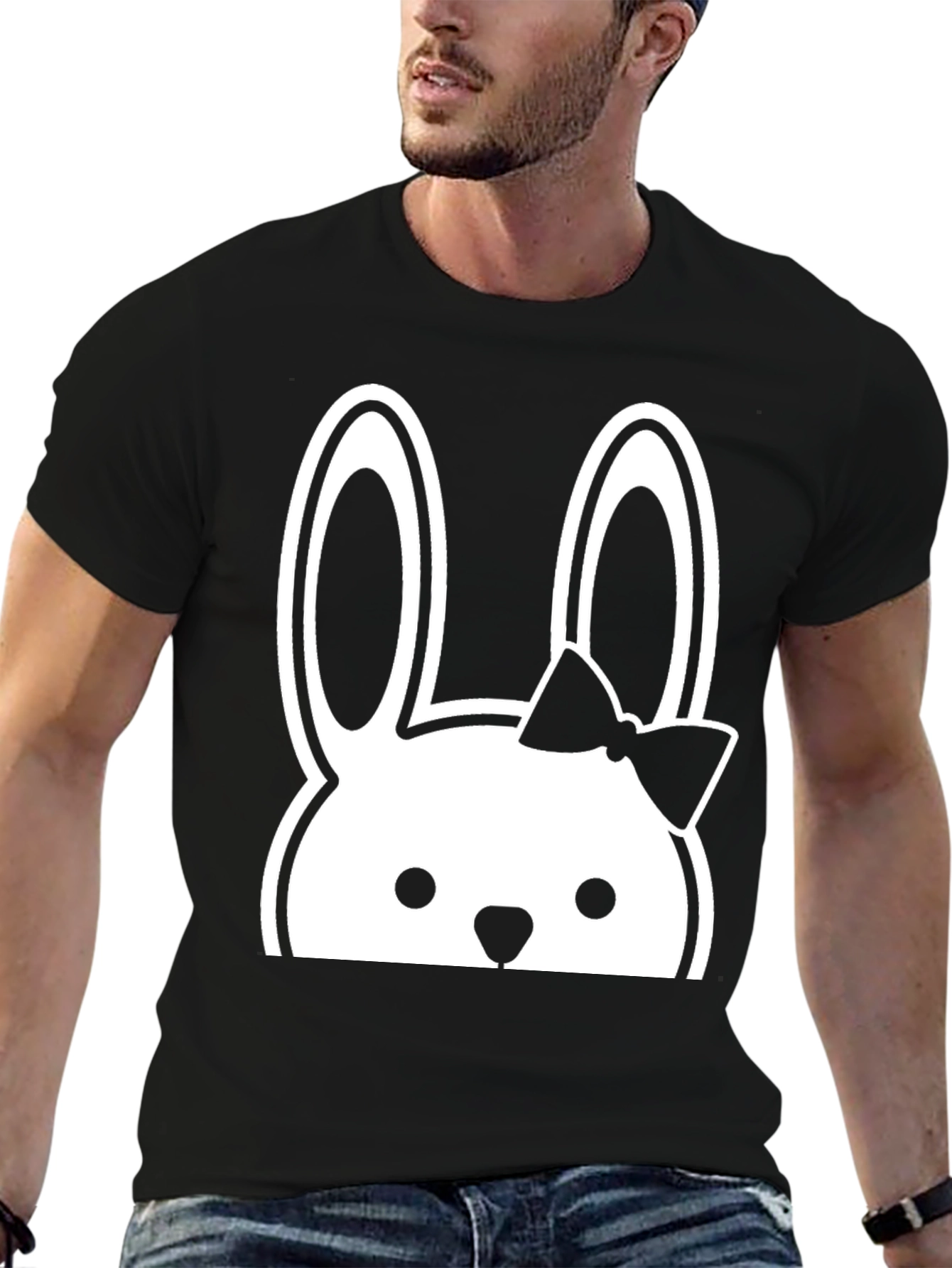 Bunny Bow T-Shirt - Easter Tee