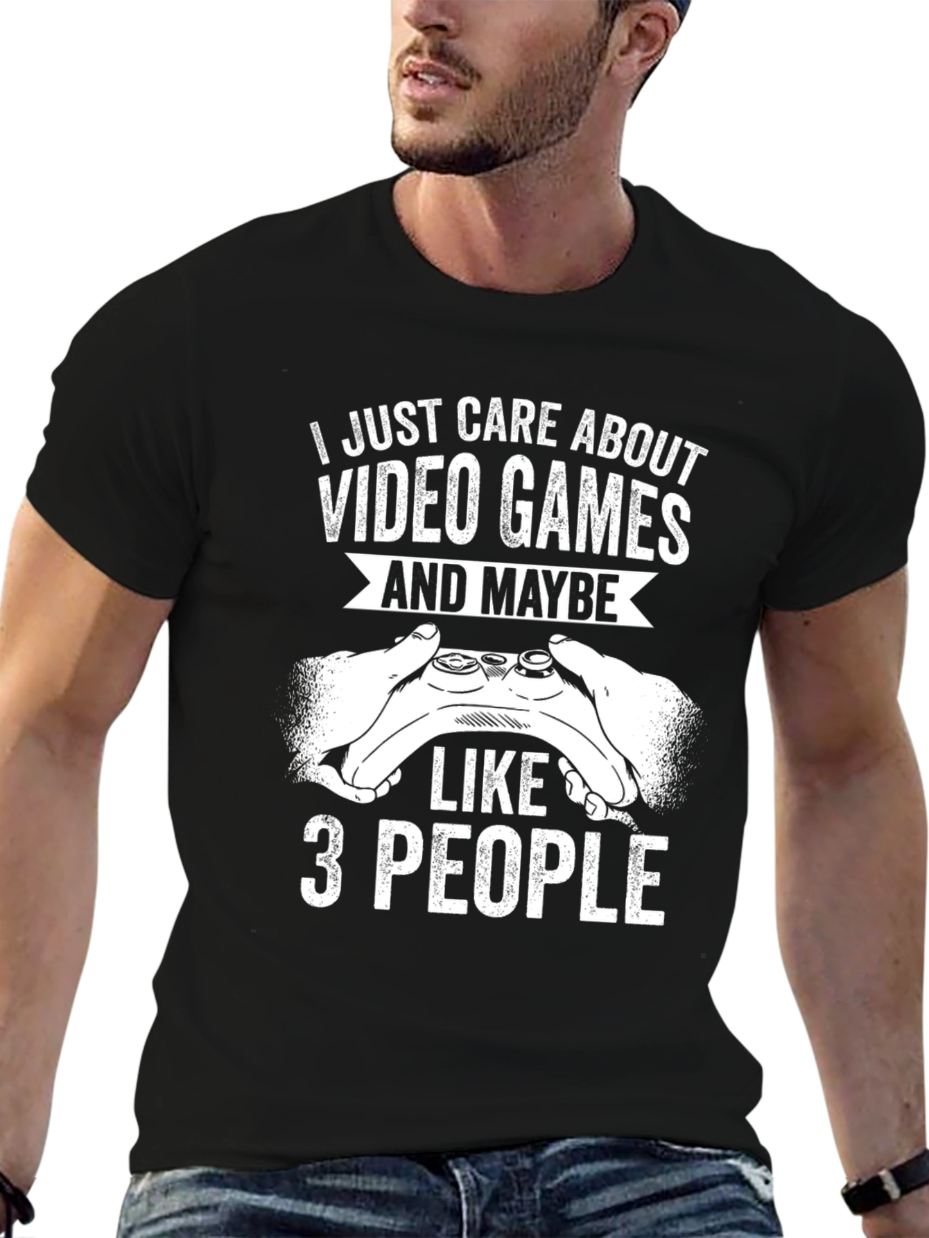 Video Games & 3 People T-Shirt: Gamer Gift