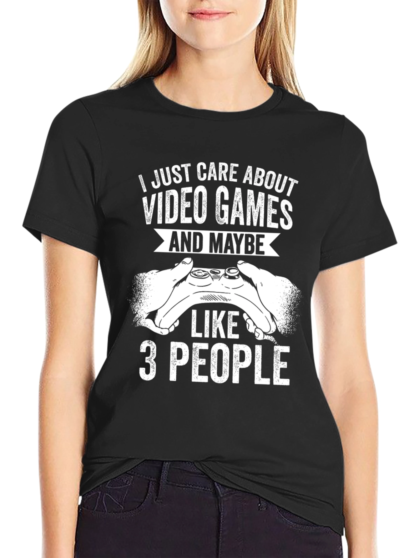 Video Games & 3 People T-Shirt: Gamer Gift
