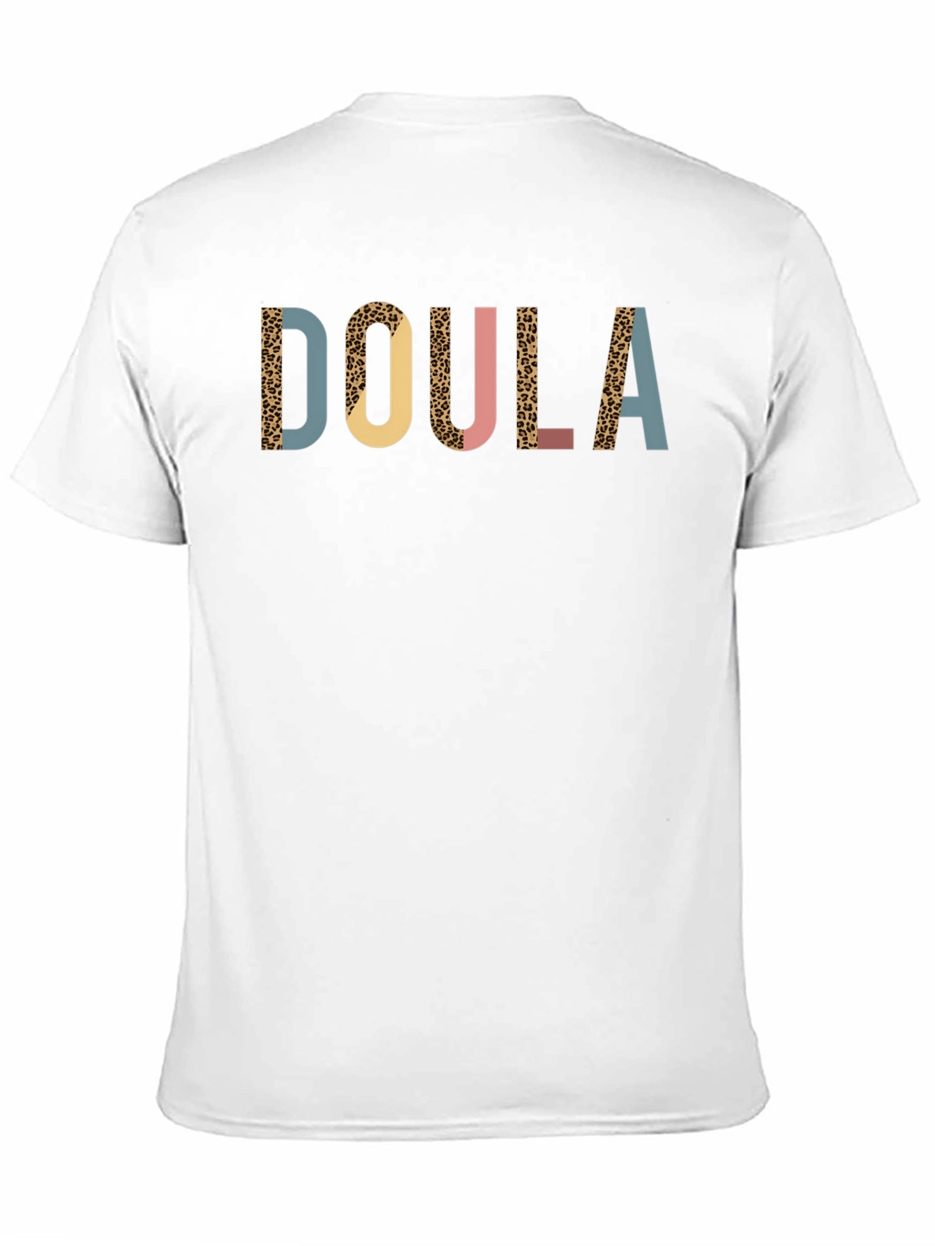 Doula Graphic T-Shirt - Leopard Print Design