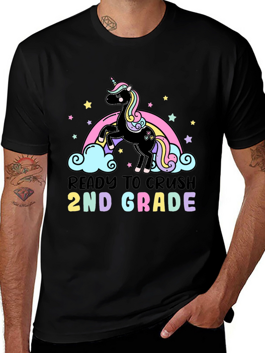 Ready to Crush 2nd Grade Unicorn T-Shirt