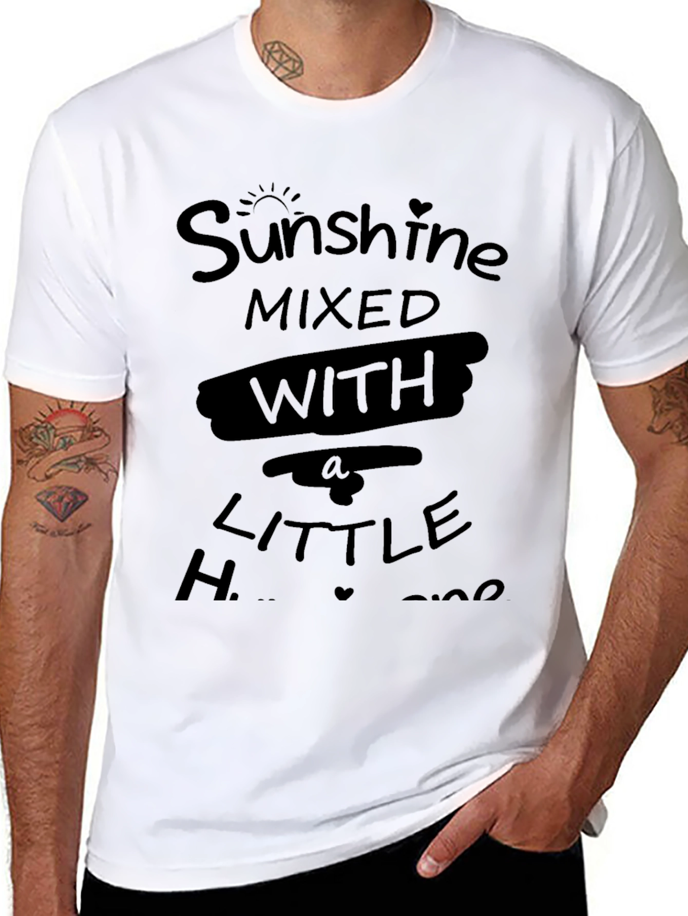 Sunshine Mixed with a Little Hurricane Graphic Tee