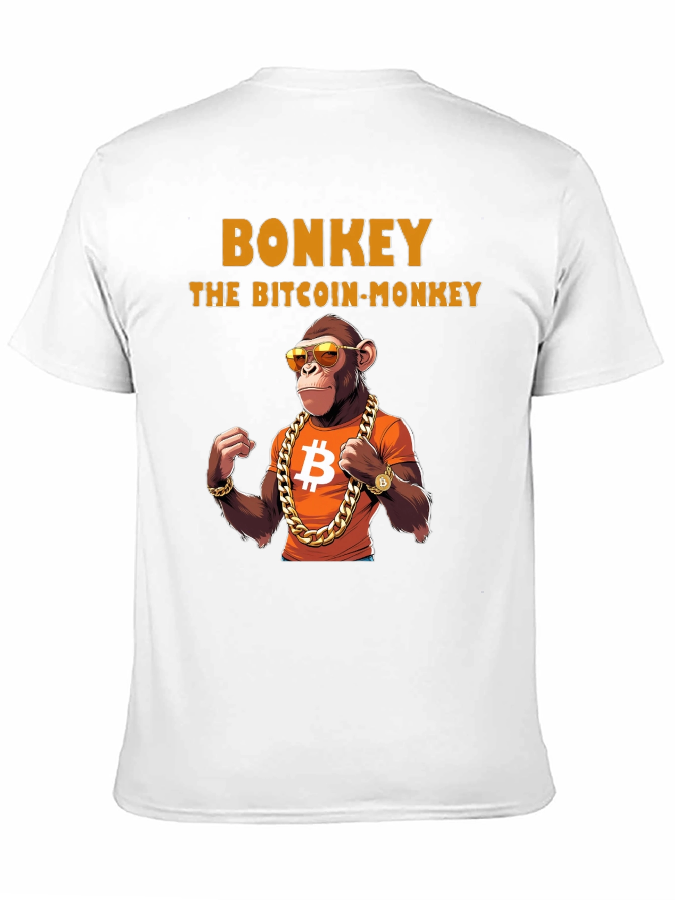 Bonkey Bitcoin Monkey Graphic T-Shirt