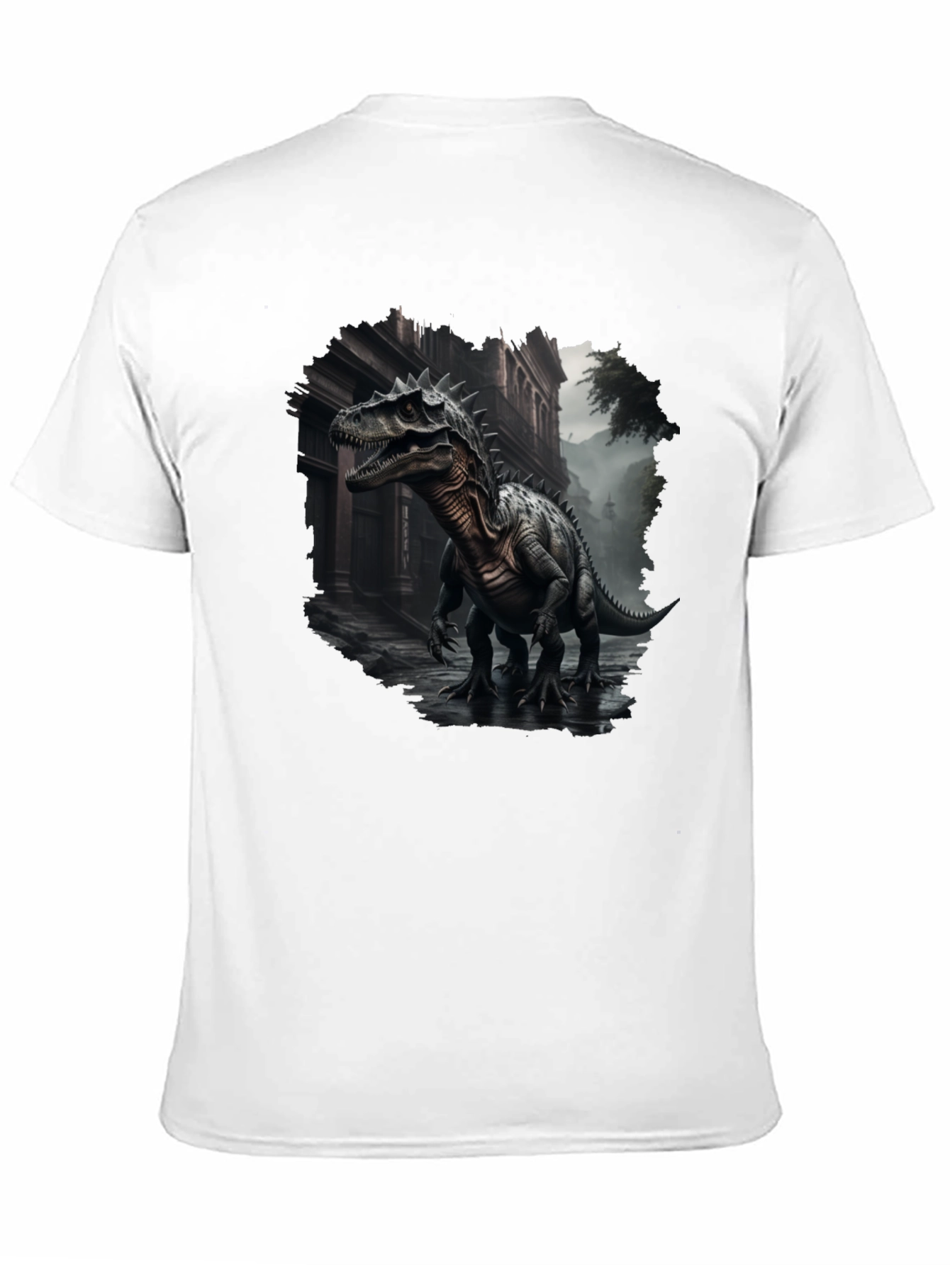 Dinosaur Urban T-Shirt - Black Graphic Tee