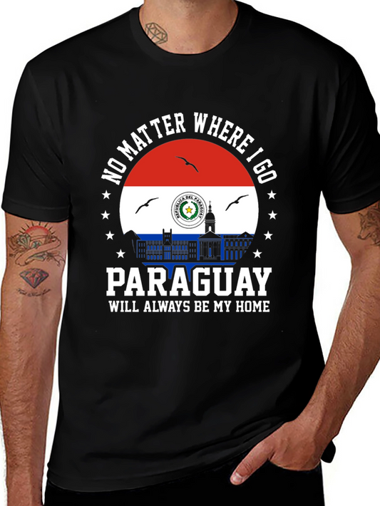 Paraguay Pride T-Shirt - Home Is Where The Heart Is