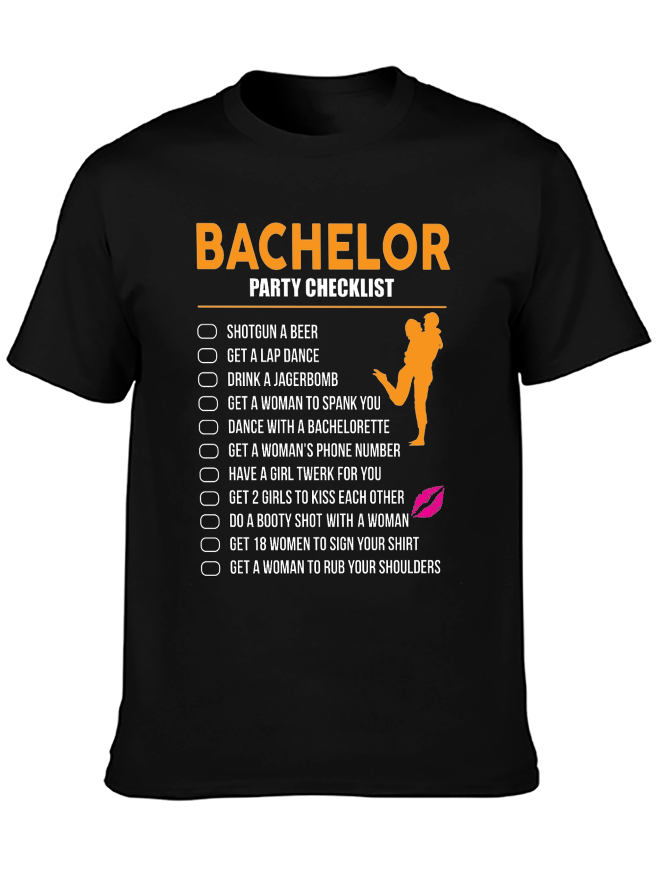 Bachelor Party Checklist T-Shirt